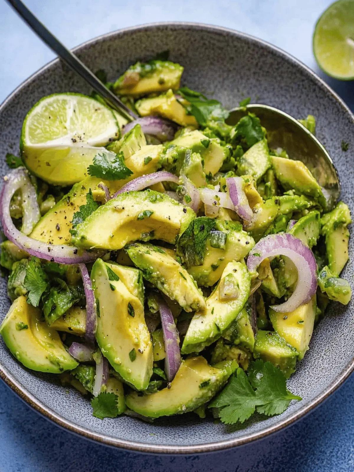 Zesty Avocado Salad for a Fresh and Easy Side Dish 4 Avocado Salad