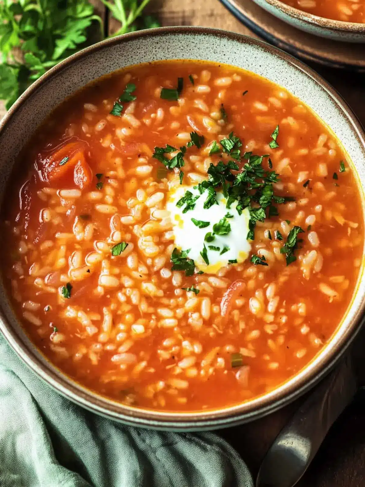 Hearty Polish Tomato Rice Soup (Pomidorowa z Ryżem) Bliss 2 Polish Tomato Rice Soup (Pomidorowa z Ryżem)