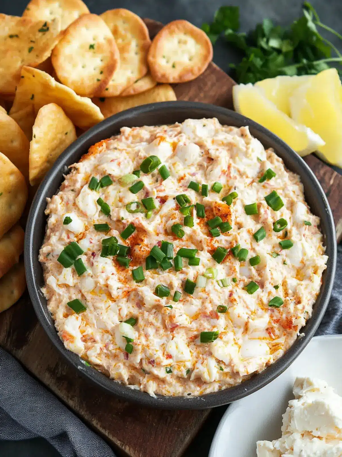 Savory Cold Cajun Crab Dip with Cream Cheese in 10 Minutes 2 Cold Cajun Crab Dip with Cream Cheese