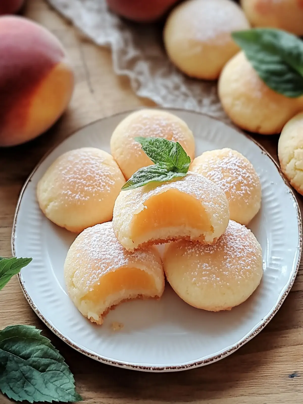 Whimsical Peach Cookies: Delight in Every Chewy Bite 2 Whimsical Peach Cookies