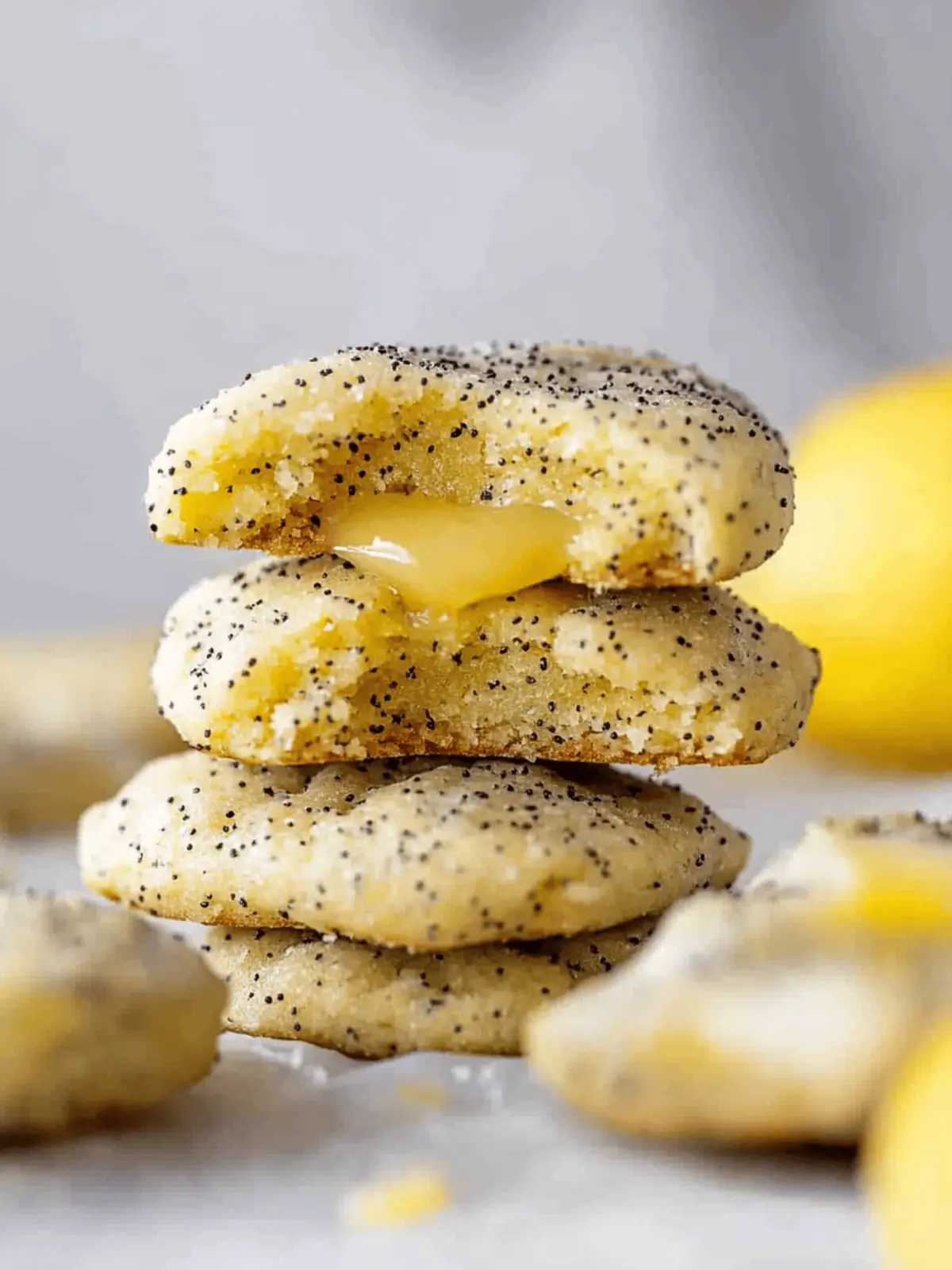 CRUMBL Lemon Poppy Seed Cookies with Lemon Curd Surprise 3 CRUMBL lemon poppy seed cookies with lemon curd filling