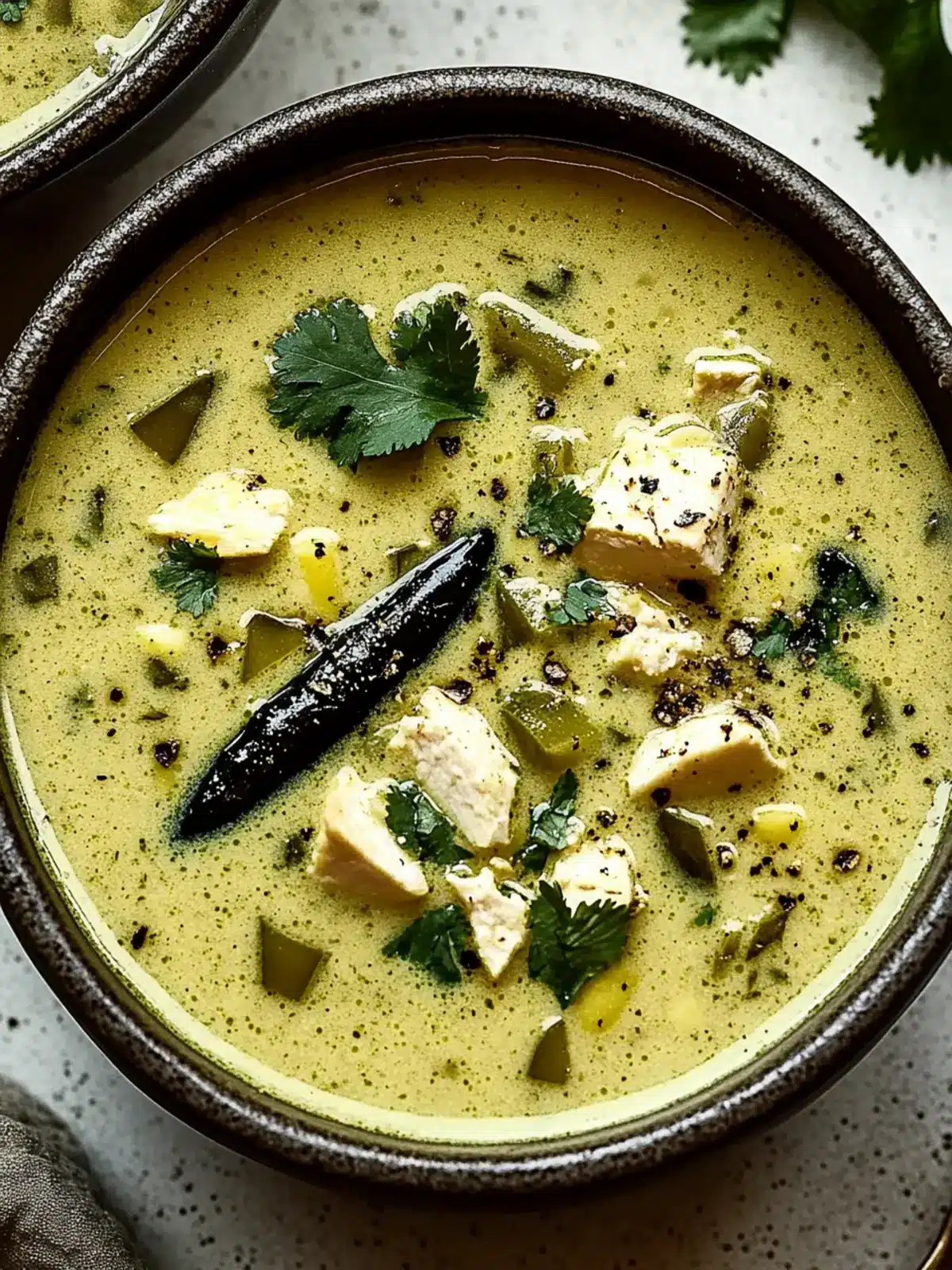 Irresistible Roasted Poblano Soup: Creamy Comfort in a Bowl 2 Roasted Poblano Soup