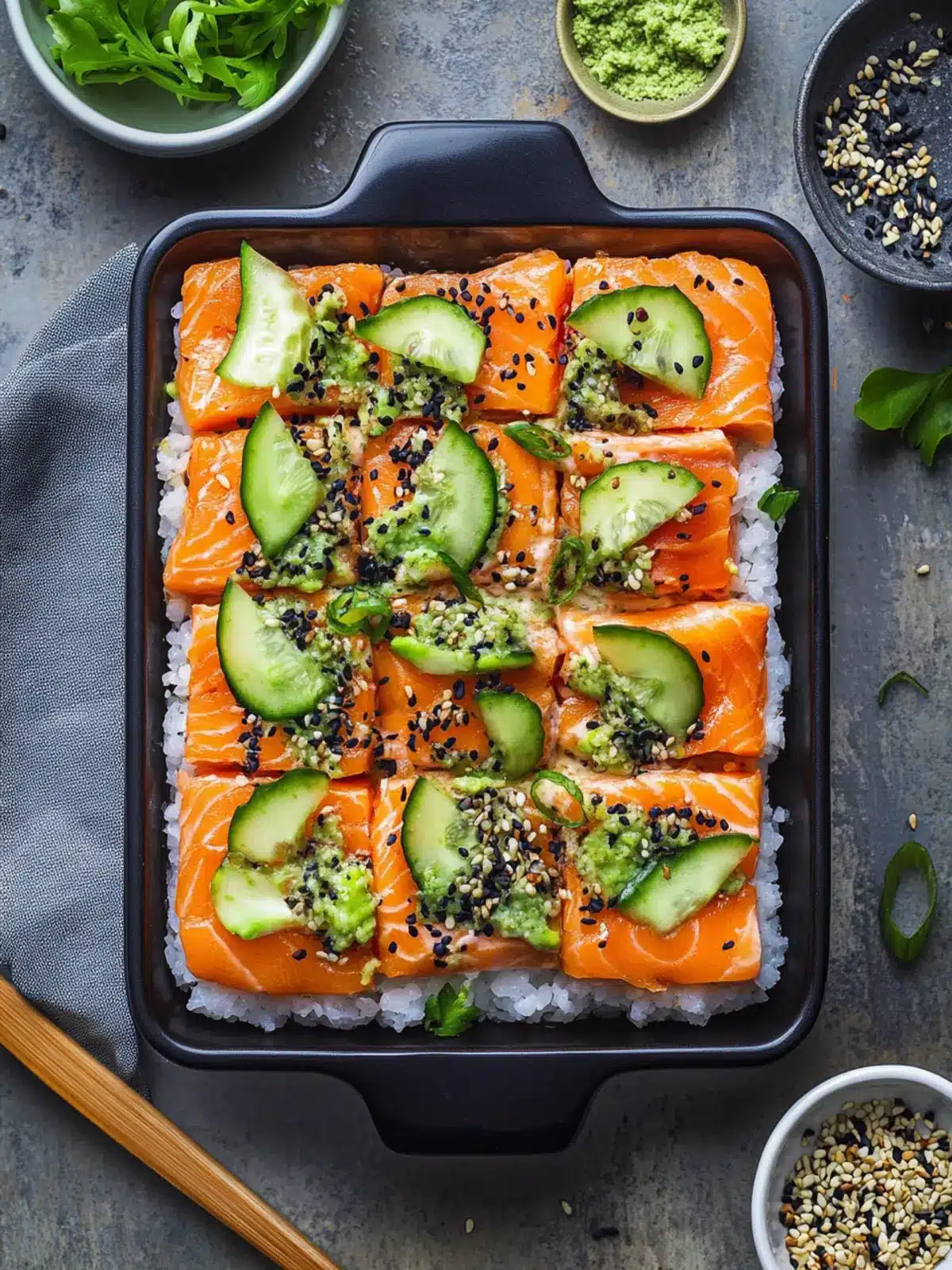 Delicious Salmon Sushi Bake: Your New Favorite Comfort Food 4 Salmon Sushi Bake