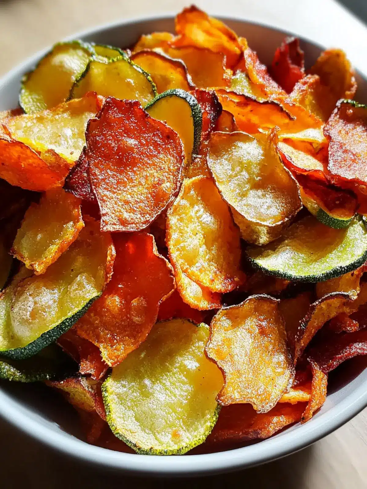 Crispy Air Fryer Veggie Chips: Healthy Snacking Made Easy 3 Air Fryer Veggie Chips