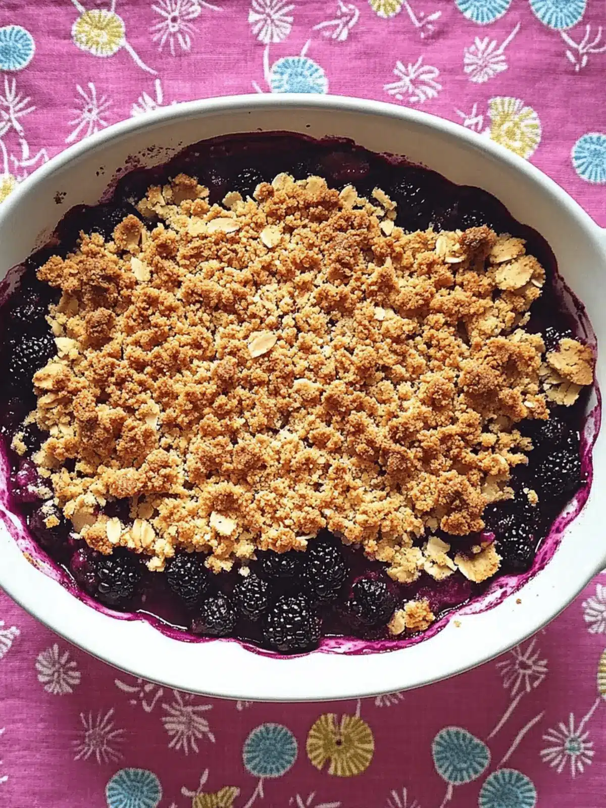 Irresistible Blackberry Crisp Recipe That'll Wow Your Tastebuds 4 Blackberry Crisp