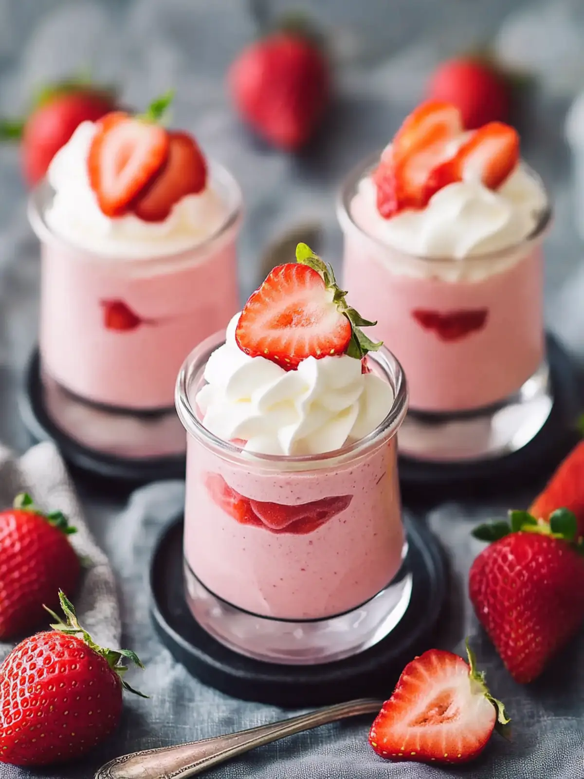 Fluffy Strawberry Mousse: A Delightful Quick Dessert Treat 4 Strawberry Mousse