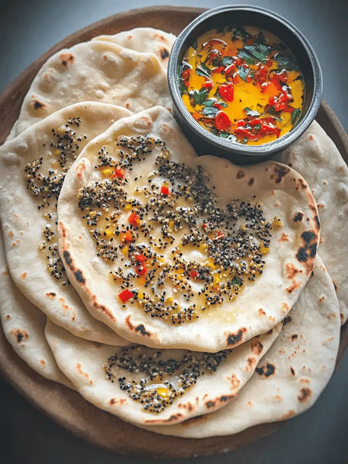 Fluffy Sesame and Nigella Seed Flatbread You ll Adore 2 Sesame and Nigella Seed Flatbread