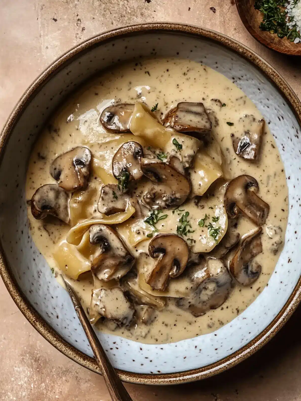 Gorgonzola Truffle Cream Sauce with Mushrooms for Cozy Nights 3 Gorgonzola Truffle Cream Sauce with Mushrooms