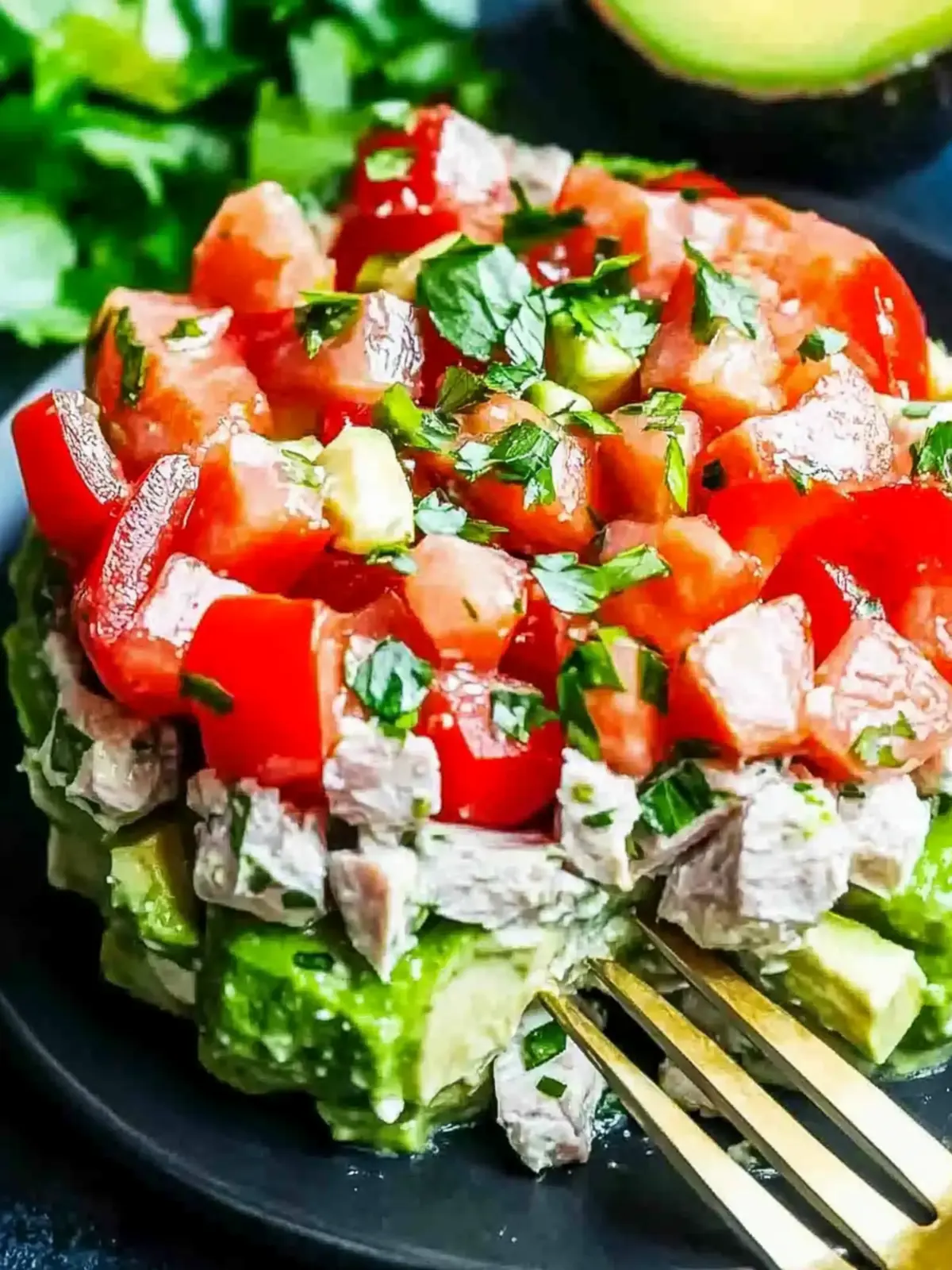 Delicious Avocado Tuna Salad: Your Quick Keto Fix 2 Avocado Tuna Salad