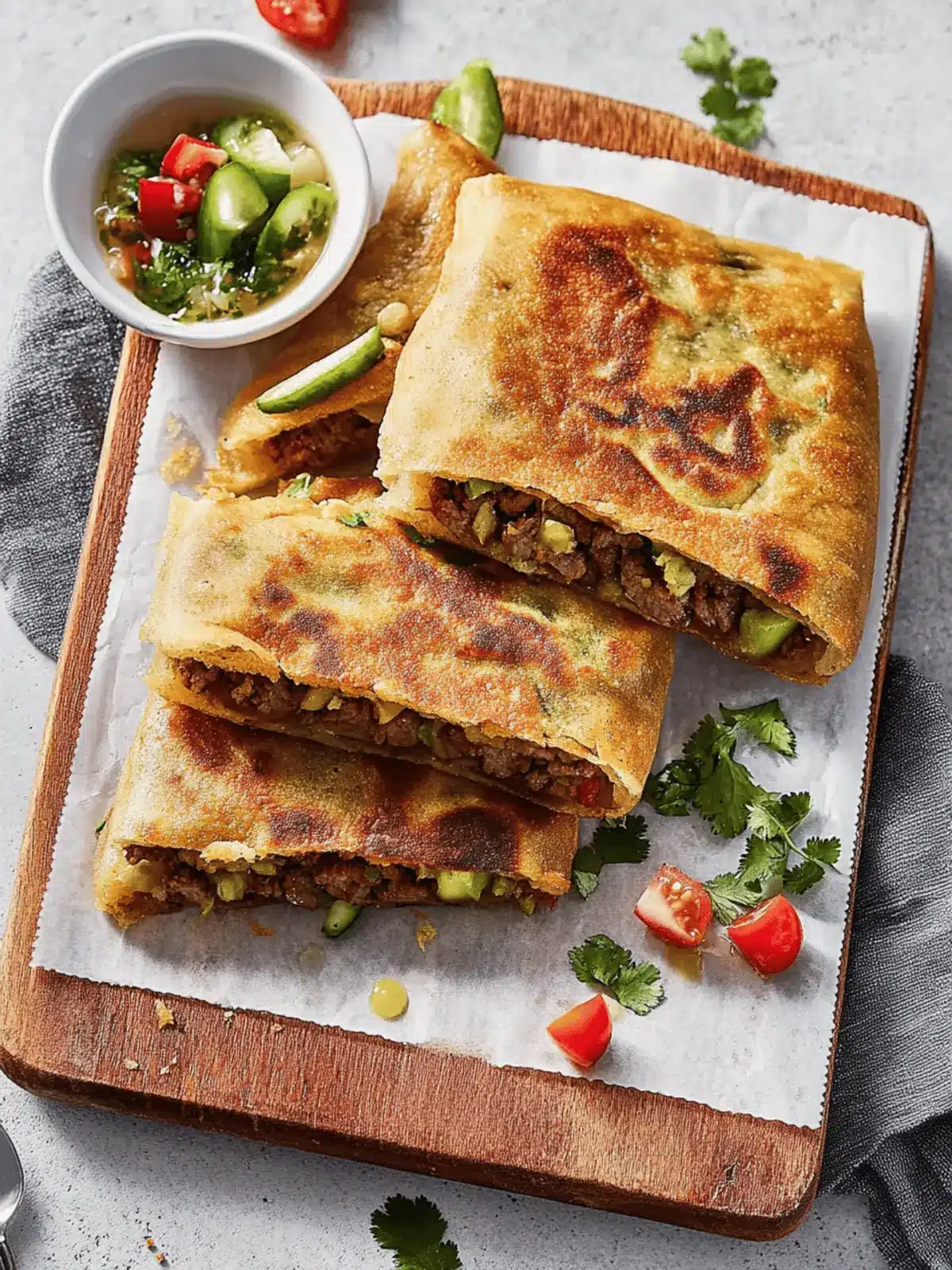 Irresistible Malaysian-style Beef Murtabaks You ll Crave 2 Malaysian-style Beef Murtabaks