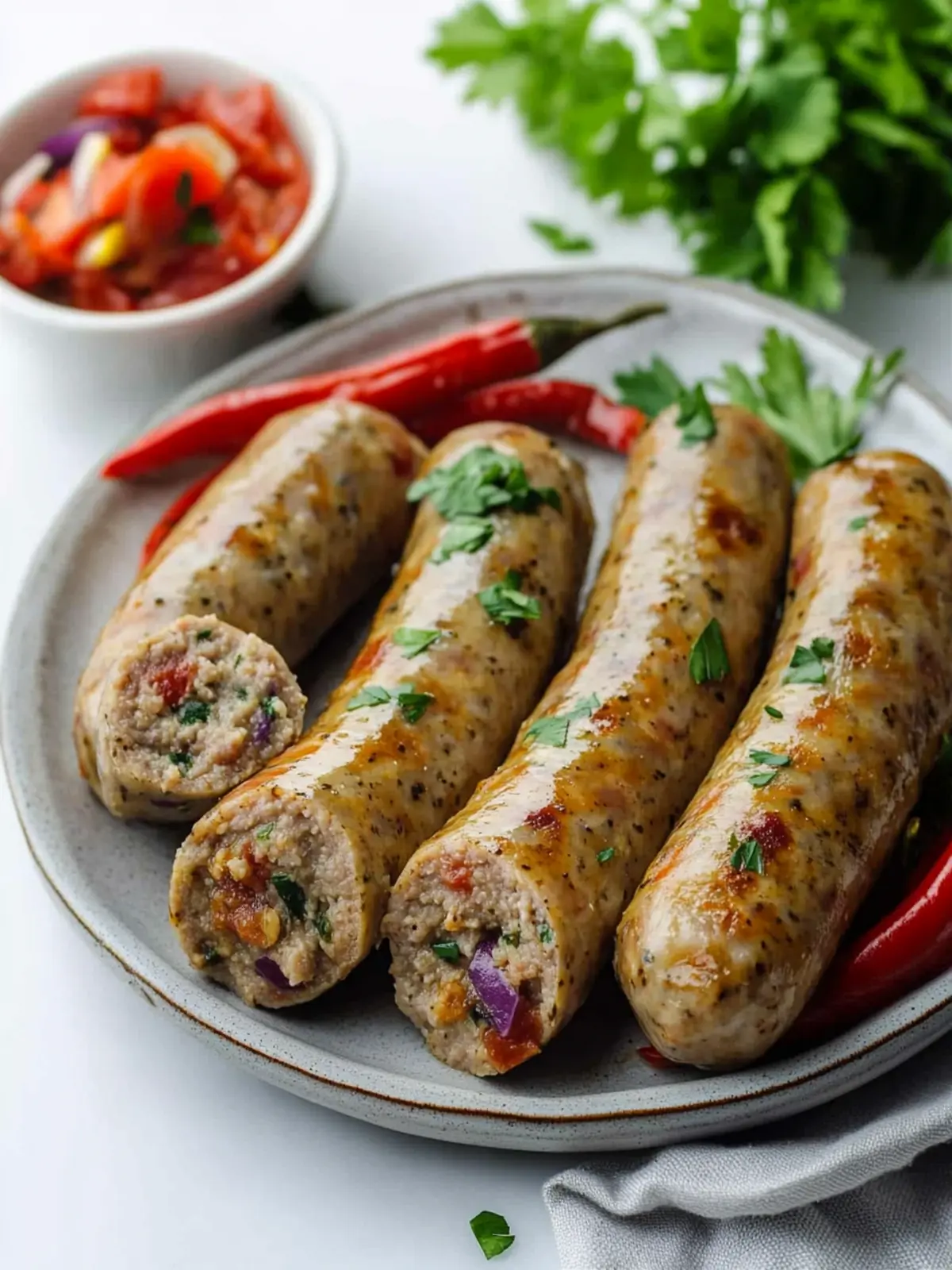 Savory Italian Style Vegan Sausages You Can Make at Home 4 Italian Style Vegan Sausages