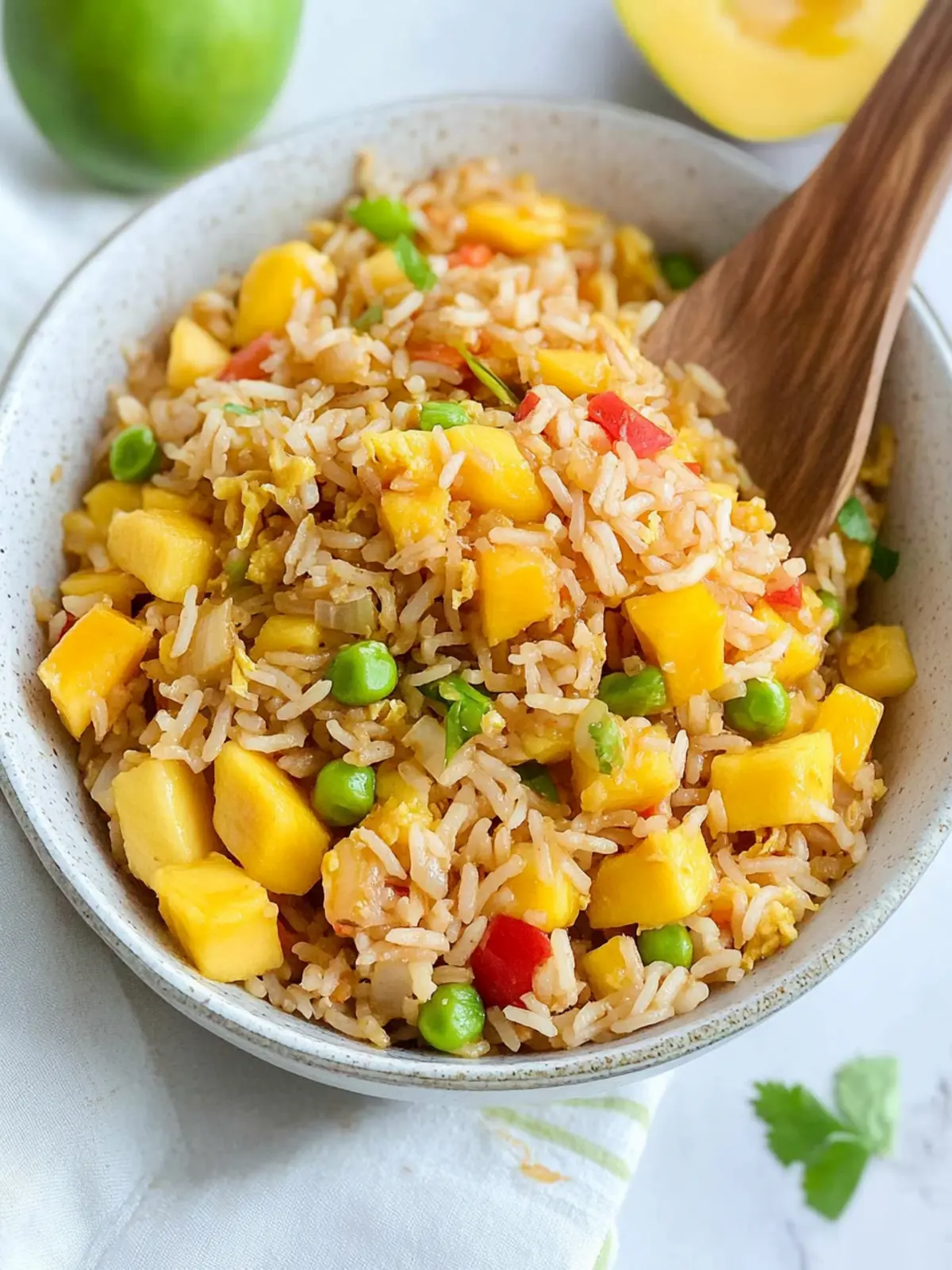 Quick & Tasty Mango Fried Rice That'll Brighten Your Dinner 4 Mango Fried Rice
