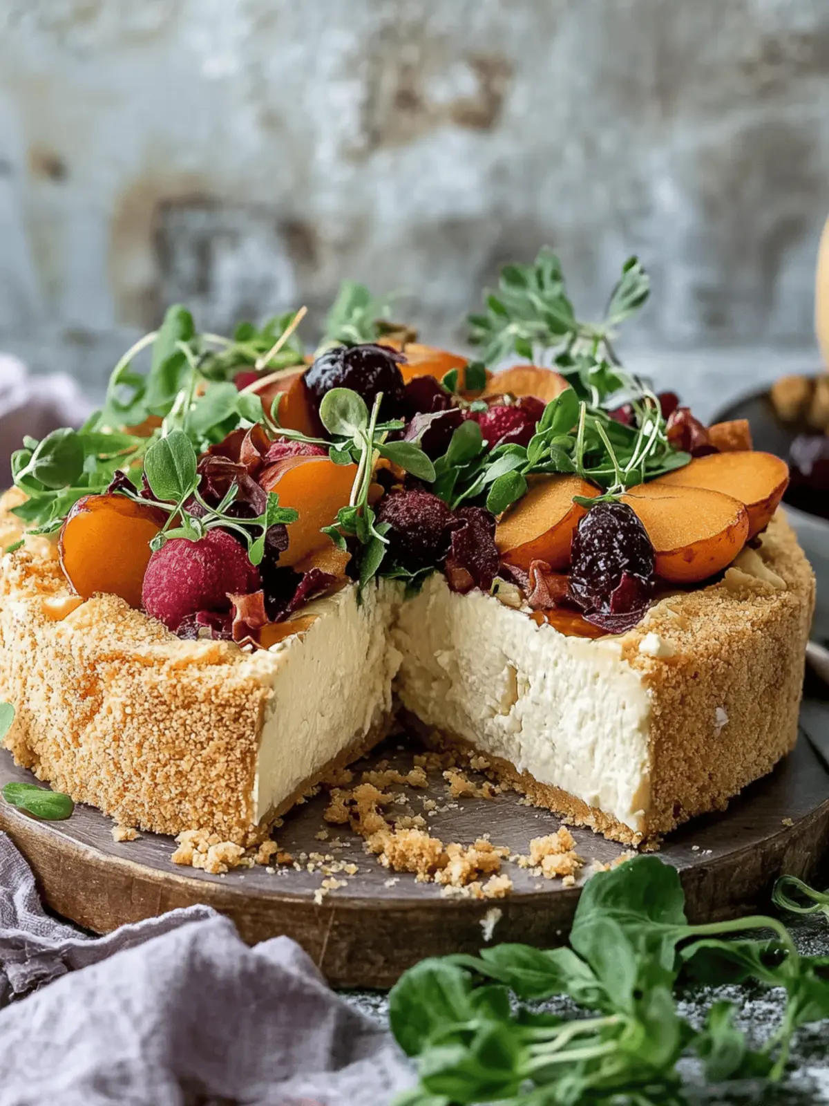 Savory Cheesecake Delight: Festive Flavor in Every Bite 2 Savoury Cheescake