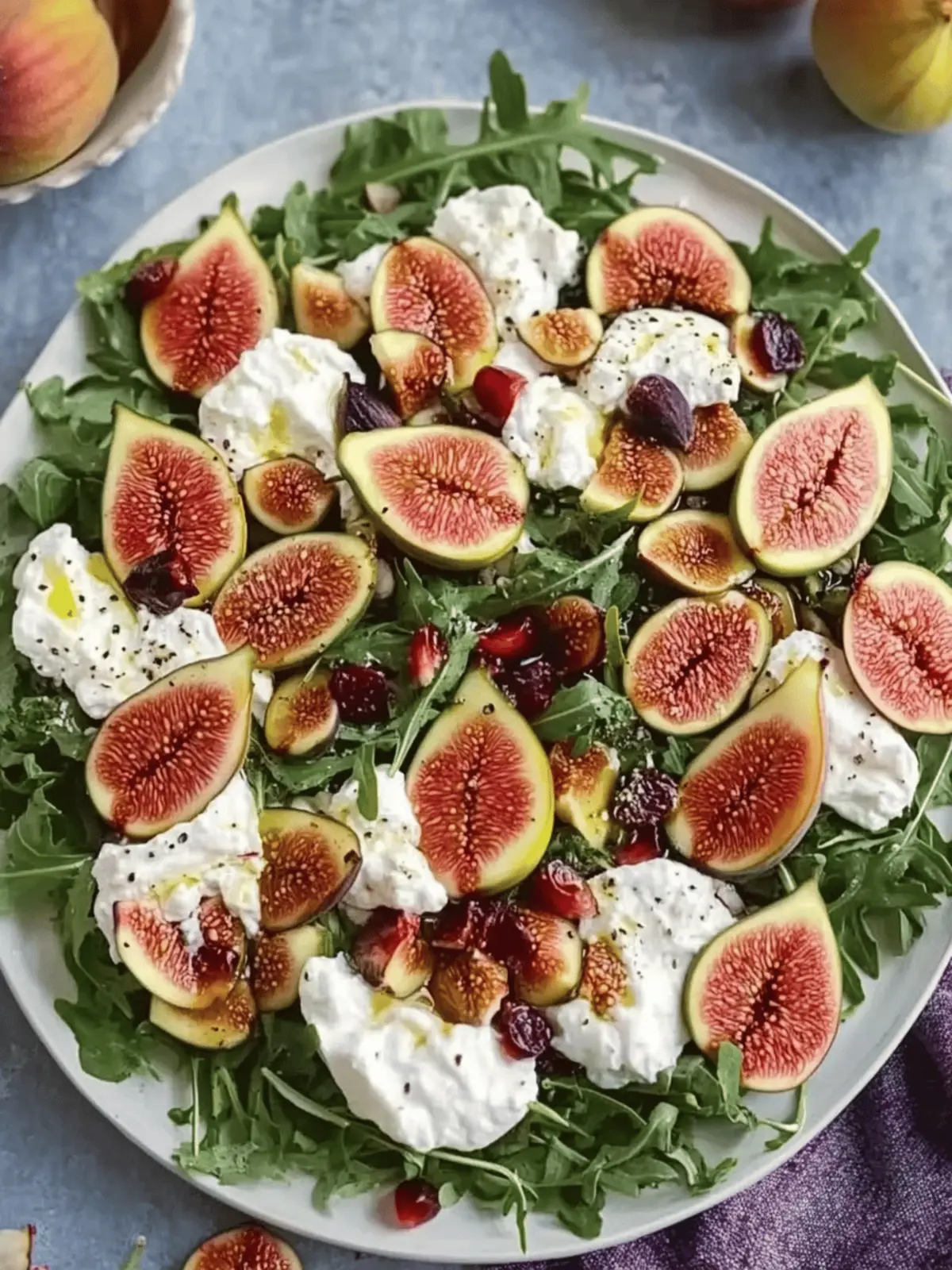Irresistible Fig & Arugula Fall Burrata Salad That Dazzles 4 Fig & Arugula Fall Burrata Salad
