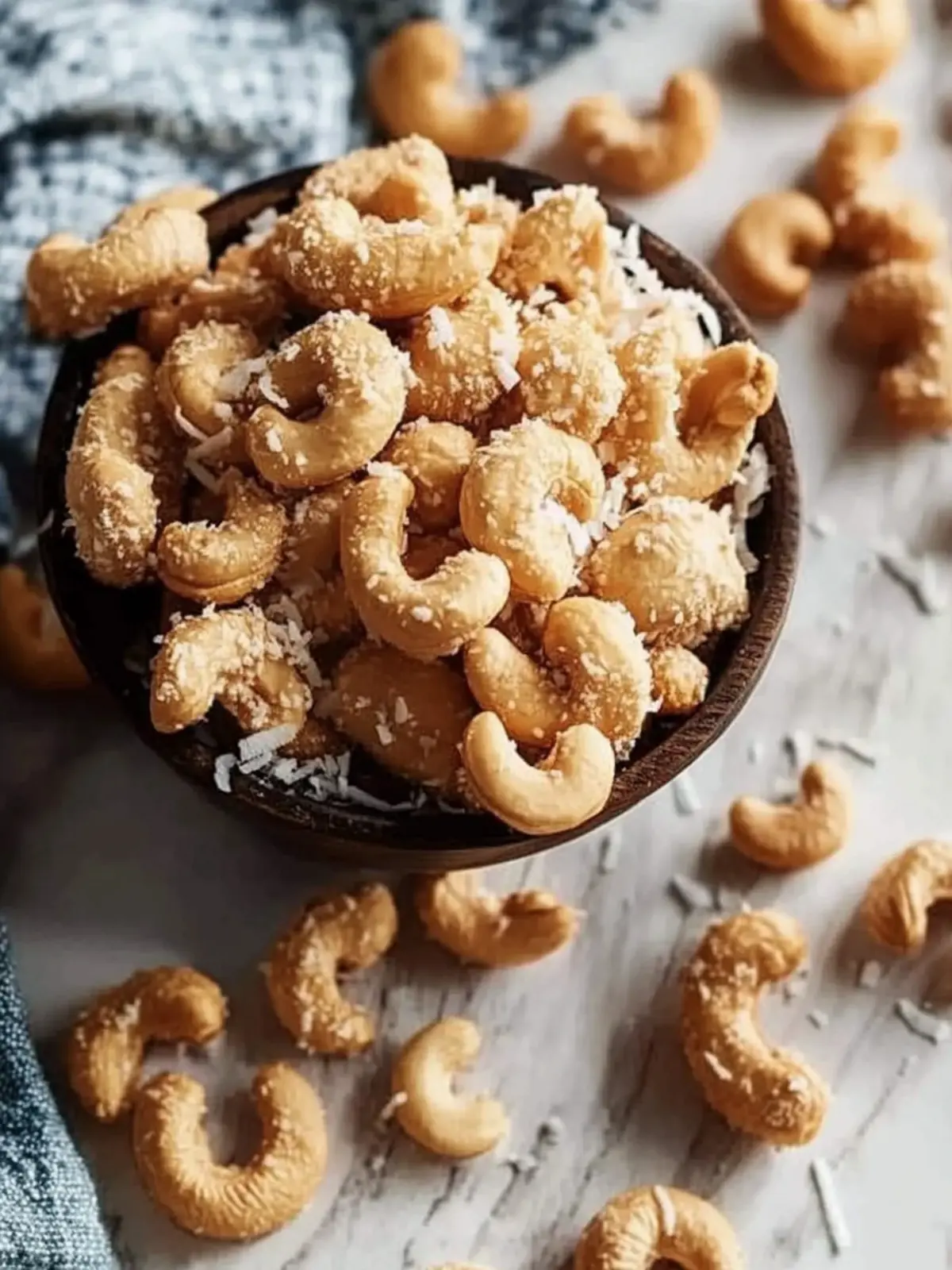Irresistible Coconut Cashews: A Quick Crunchy Delight 3 Coconut Cashews