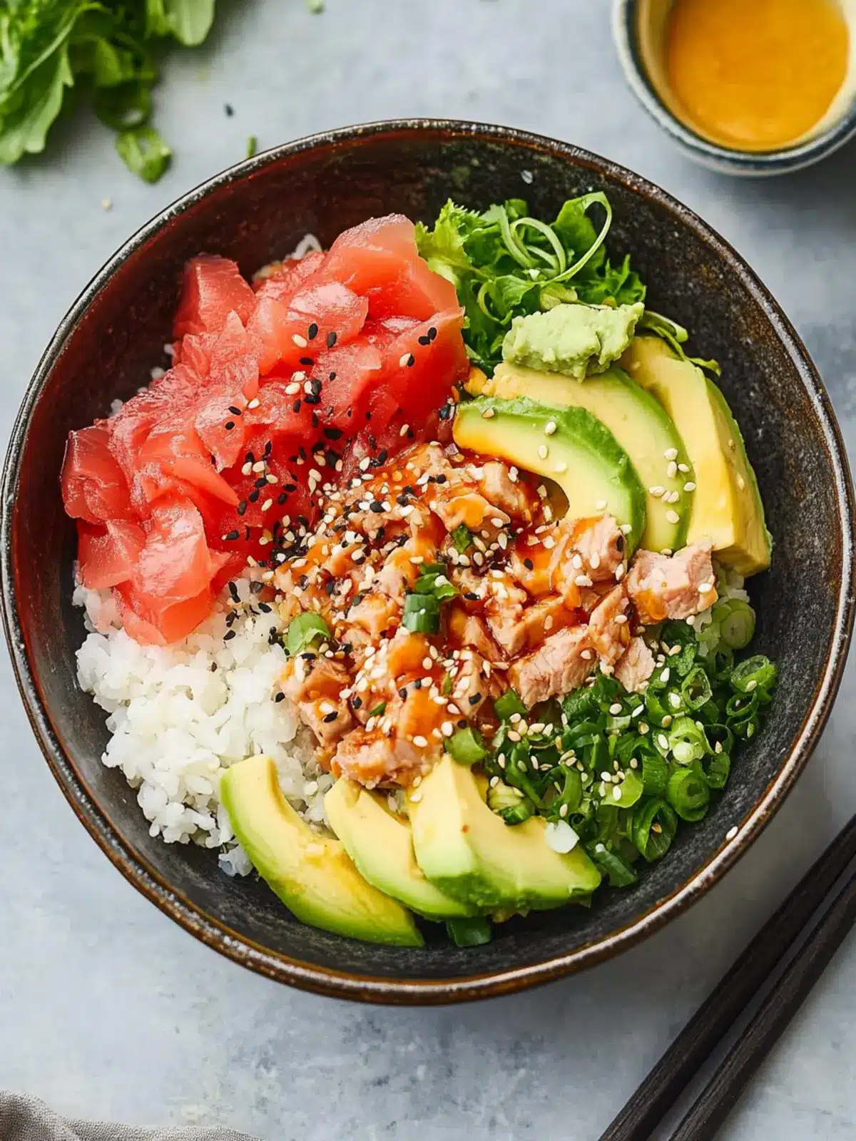 Canned Tuna Sushi Bowl: Quick, Customizable Delight for All 4 Canned Tuna Sushi Bowl