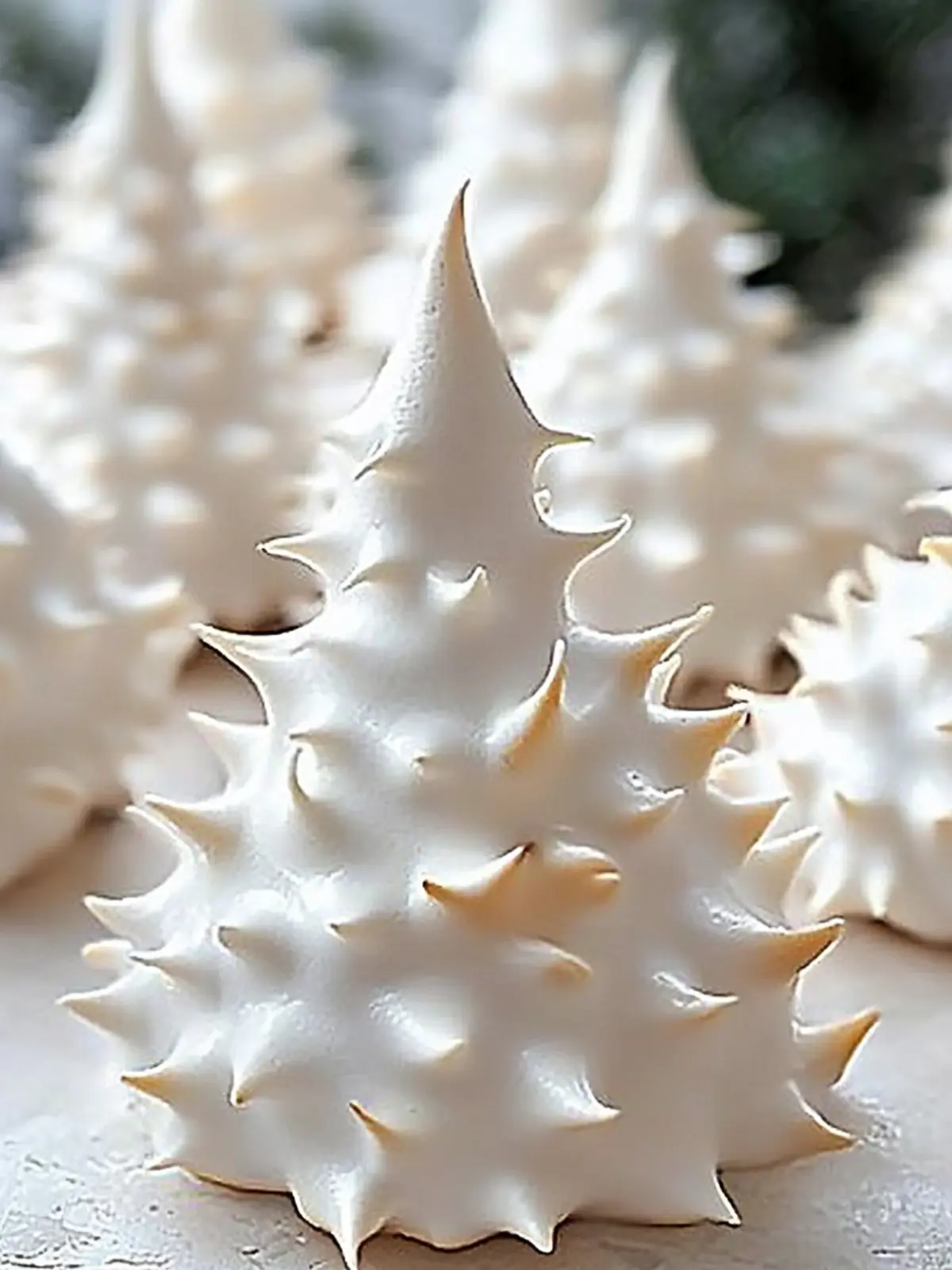Delicious Tree Meringue Cookies for Festive Celebrations 3 Tree Meringue Cookies