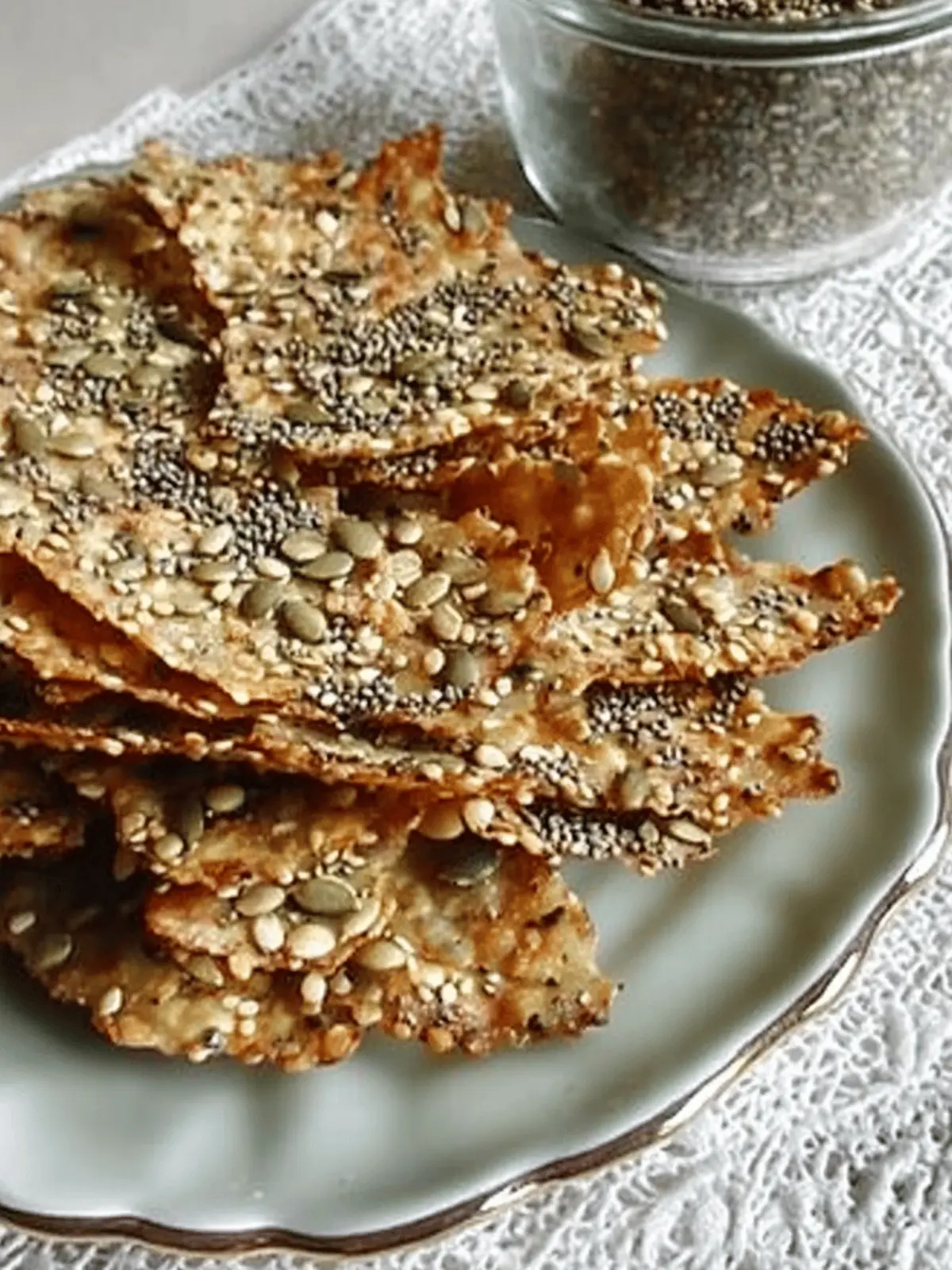 Cheesy Seed Crisps Your New Favorite Gluten-Free Snack 4 Cheesy Seed Crisps (gluten-free)