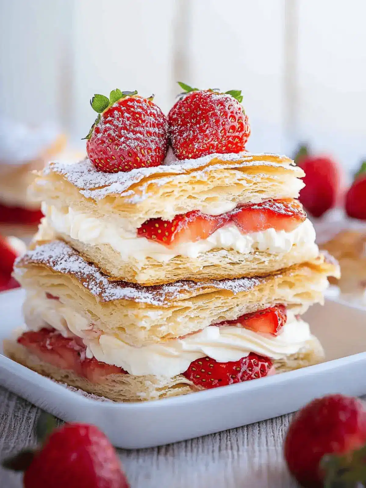 Easy Strawberry Napoleon: A Blissful Treat You'll Adore 4 Easy Strawberry Napoleon