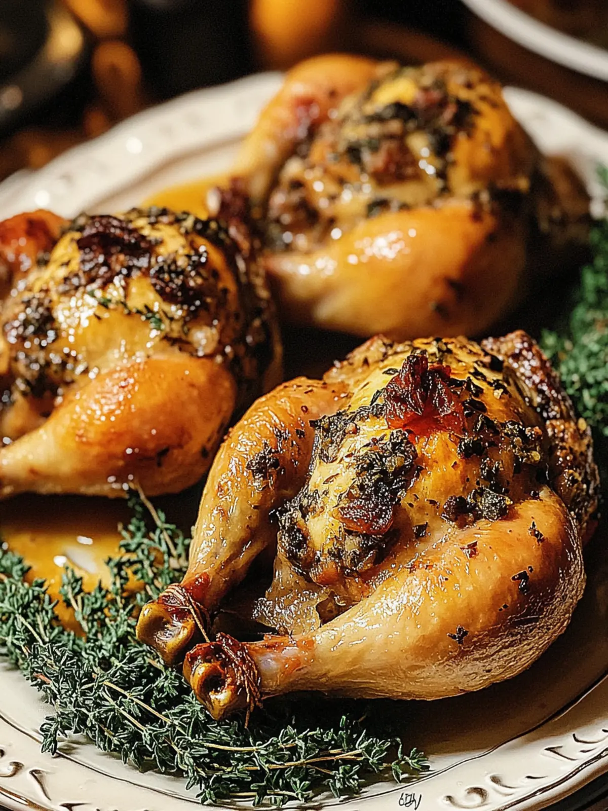 Stuffed Cornish Game Hens: Elevate Your Dinner Game! 2 Stuffed Cornish Game Hens