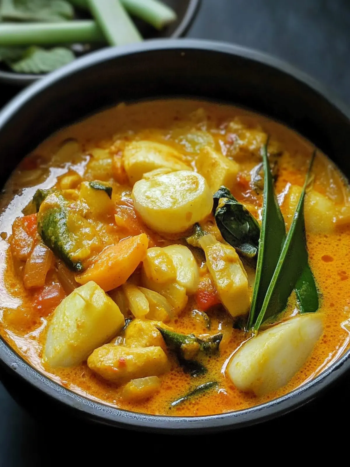 Mild Sri Lankan Garlic Curry: Easy Vegan Comfort Food 3 Garlic curry(Sri Lankan)