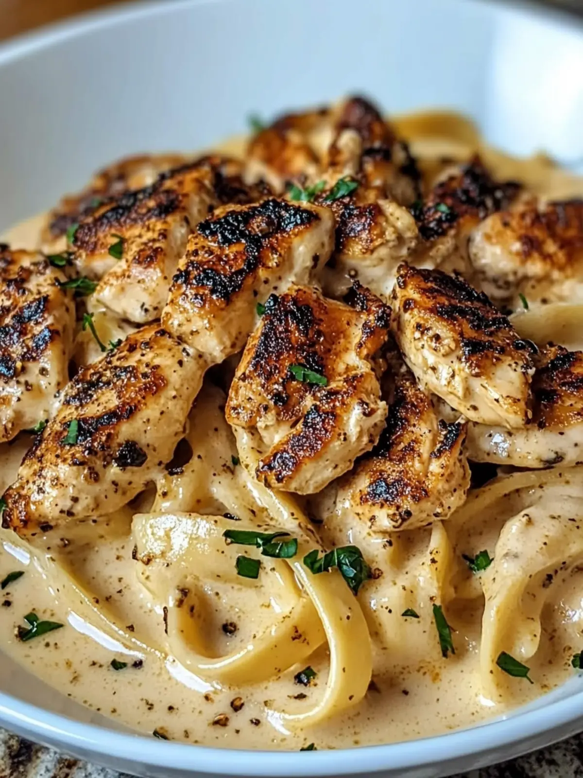 Blackened Cajun Chicken Alfredo: Comfort With a Spicy Kick 4 Blackened Cajun Chicken Alfredo