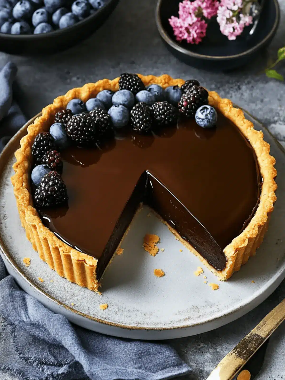 Irresistible Chocolate Ganache Tart for Every Celebration 4 Chocolate Ganache Tart