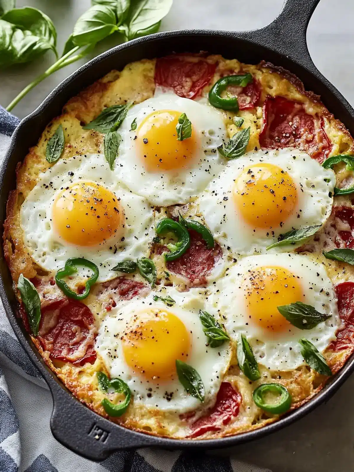 Sweet Pepper Hash Brown Baked Eggs for a Cozy Breakfast Bliss 3 Sweet Pepper Hash Brown Baked Eggs