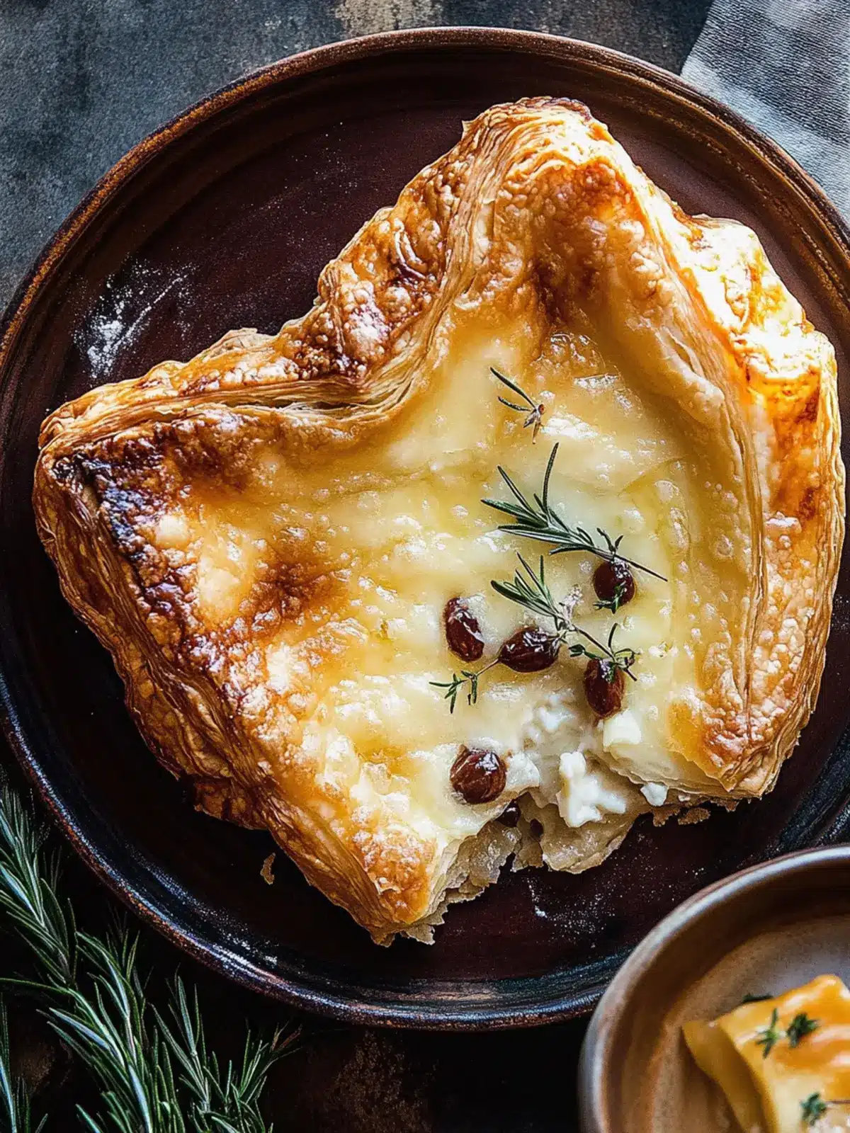 Baked Gruy¨re in Pastry with Rosemary and Garlic Bliss 2 Baked Gruy¨re in Pastry with Rosemary and Garlic.