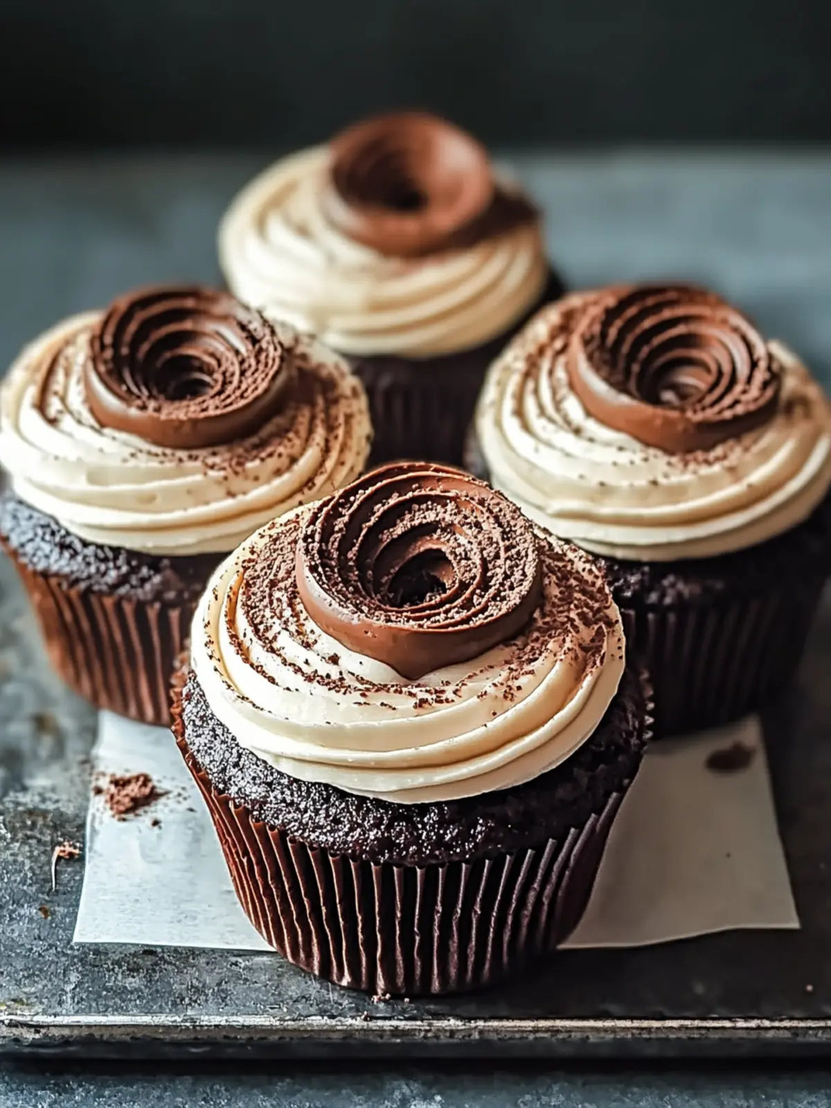 Decadent Chocolate Tiramisu Cupcakes with Gluten-Free Twist 4 Decadent Chocolate Tiramisu Cupcakes