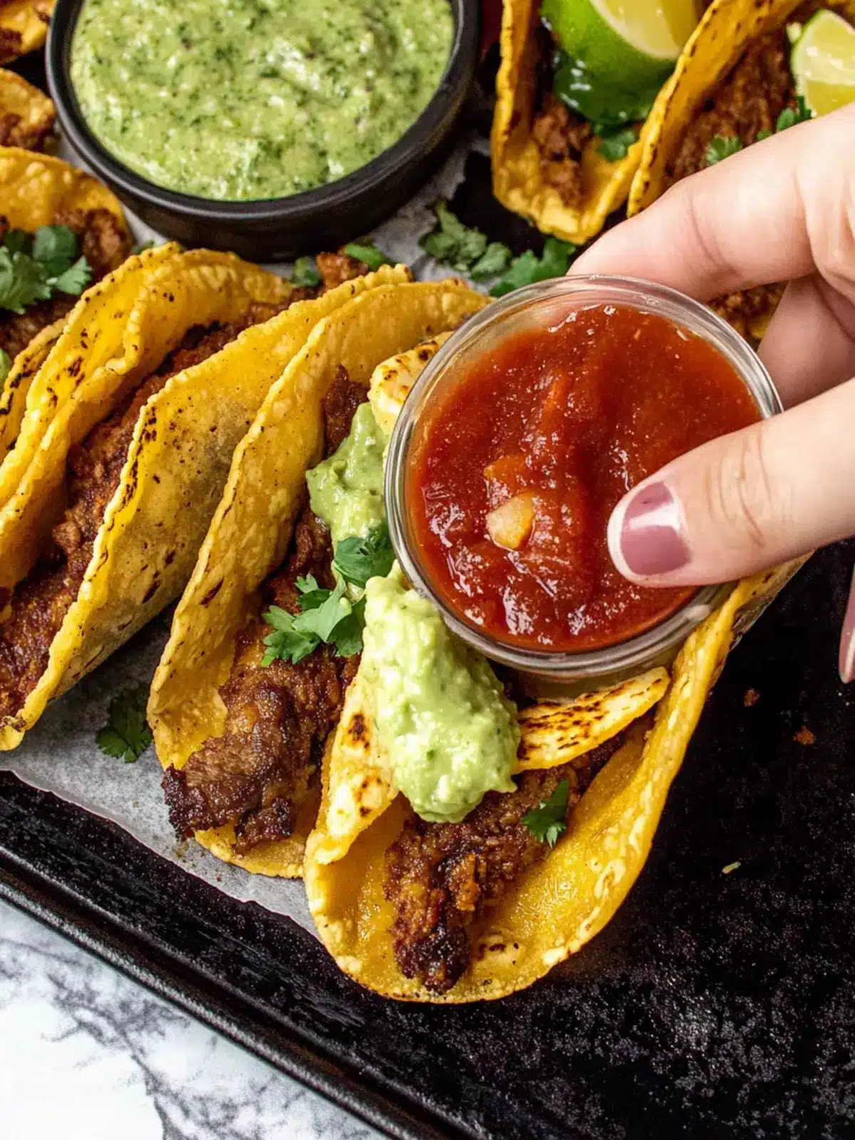 Crispy Baked Beef Tacos: Easy Tex-Mex Joy in 35 Minutes 2 Crispy Baked Beef Tacos