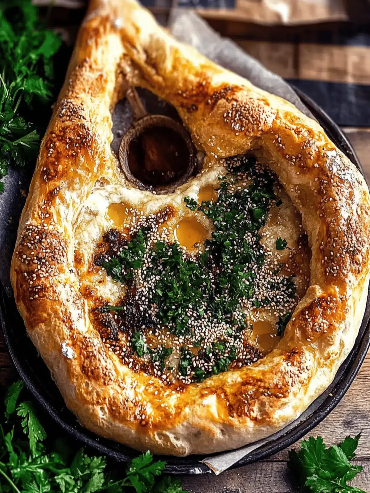 Irresistible Sesame Gouda Khachapuri for Cheesy Comfort 3 Sesame Gouda Khachapuri.