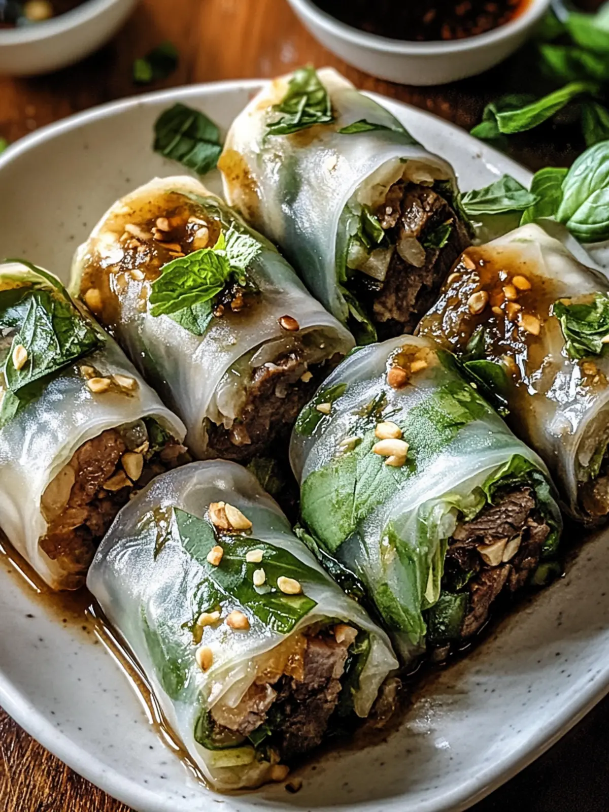 Thai Basil Beef Rolls: Bold Flavors You'll Crave Tonight 4 Thai Basil Beef Rolls