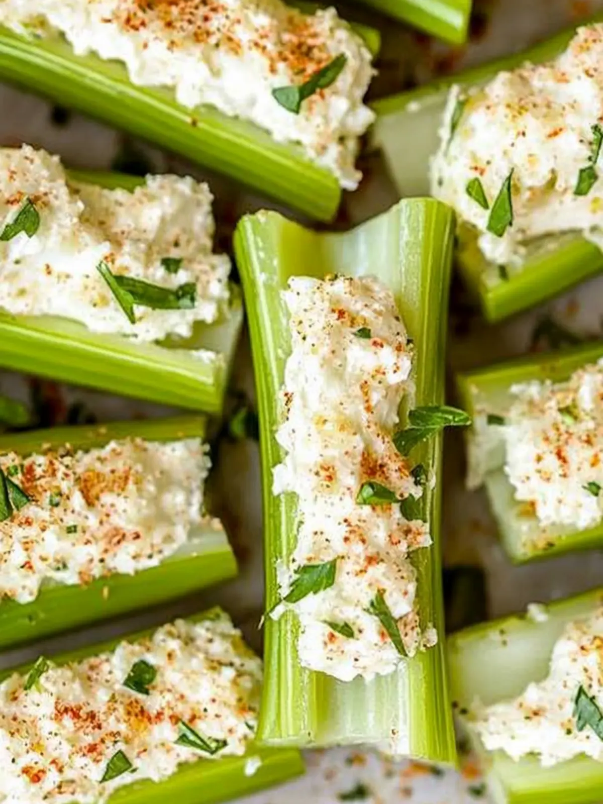 Deliciously Easy Italian Cream Cheese Stuffed Celery Snack 2 Italian Cream Cheese Stuffed Celery
