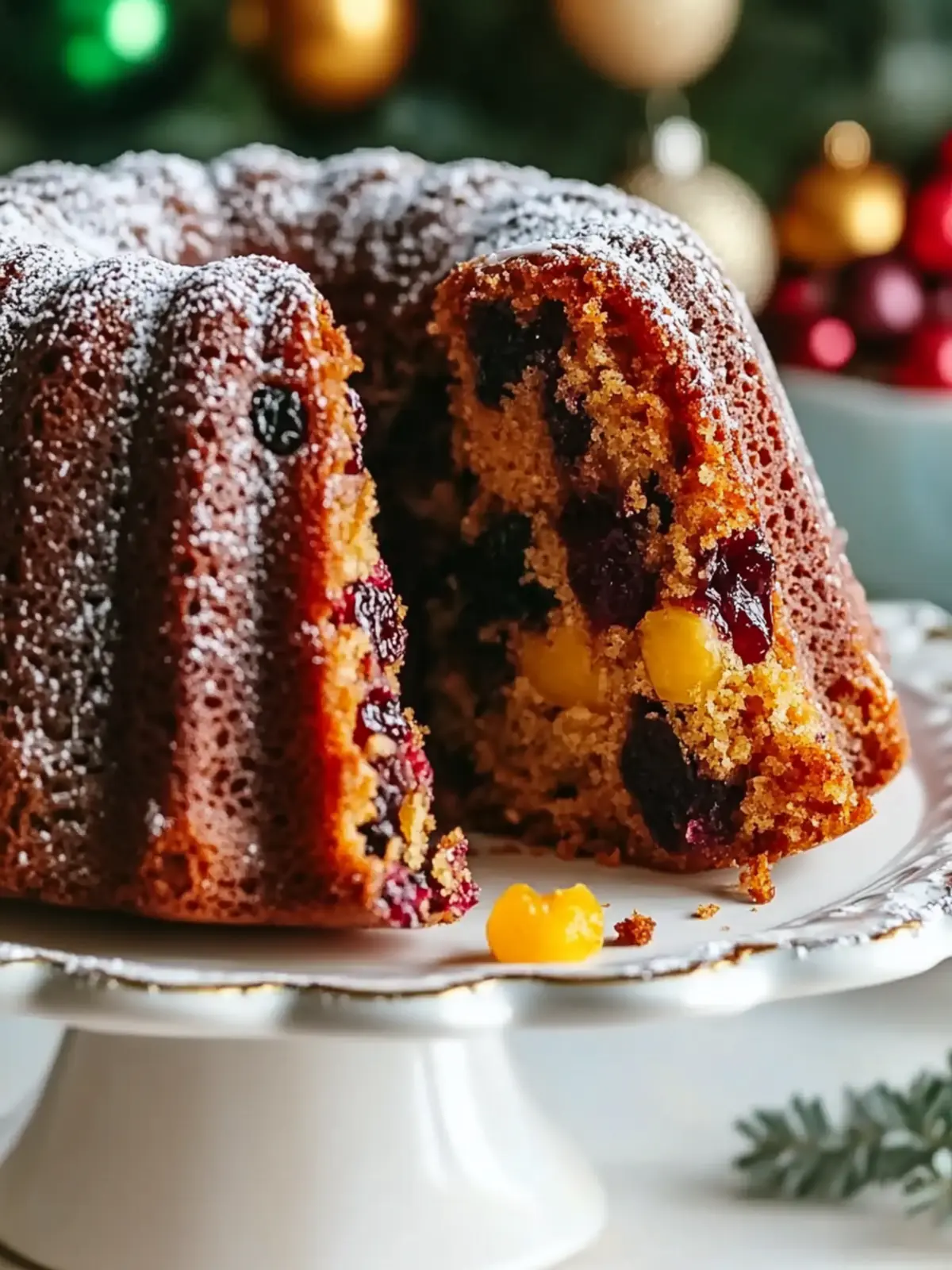 Healthy Christmas Fruit Bundt Cake for Guilt-Free Festivities 4 Healthy Christmas Fruit Bundt Cake