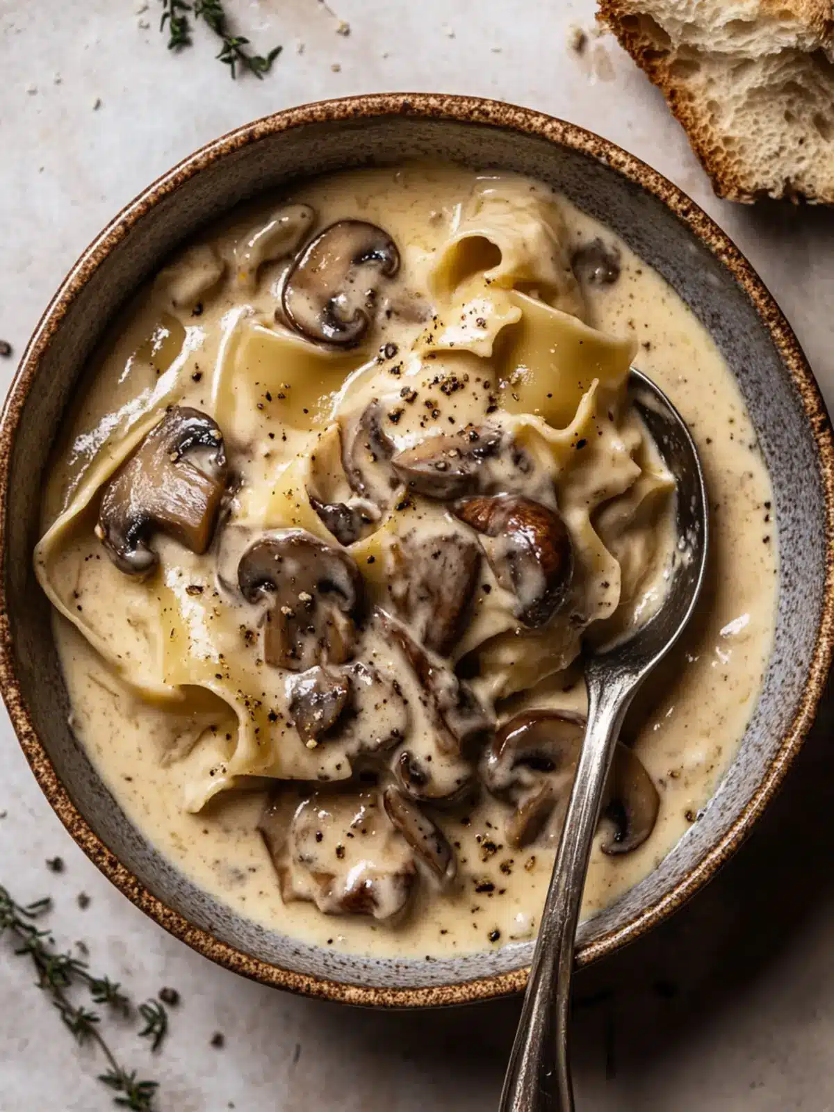 Gorgonzola Truffle Cream Sauce with Mushrooms for Cozy Nights 2 Gorgonzola Truffle Cream Sauce with Mushrooms