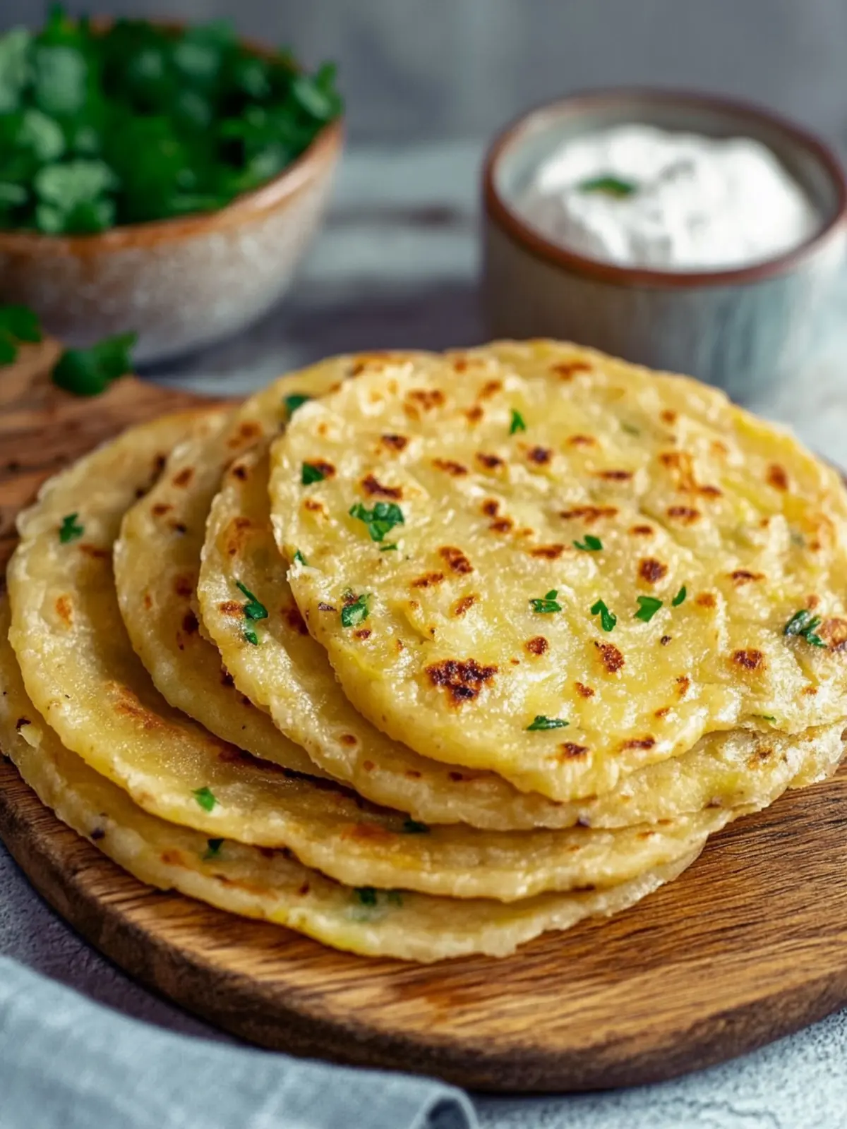 Delightful Potato Flatbread: Gluten-Free, Vegan, No-Yeast Treat 2 Potato Flatbread (Gluten-Free, Vegan, No-Yeast)
