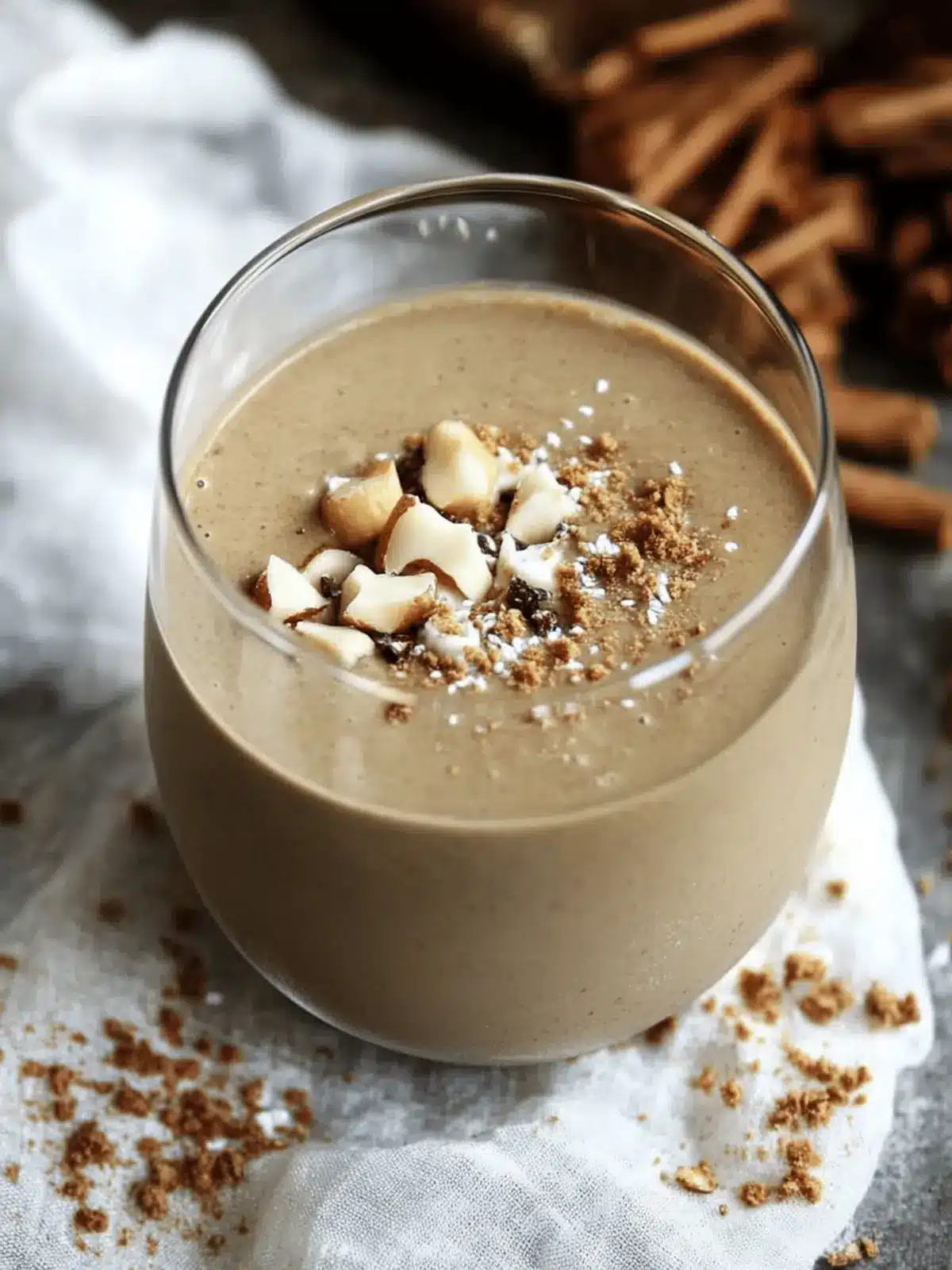 Warm Gingerbread Breakfast Smoothie for Cozy Mornings 4 warm gingerbread breakfast smoothie