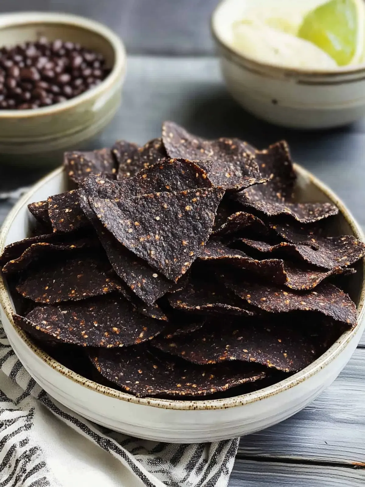 Crispy Black Bean Chips That Elevate Snack Time Fun 2 Black Bean Chips