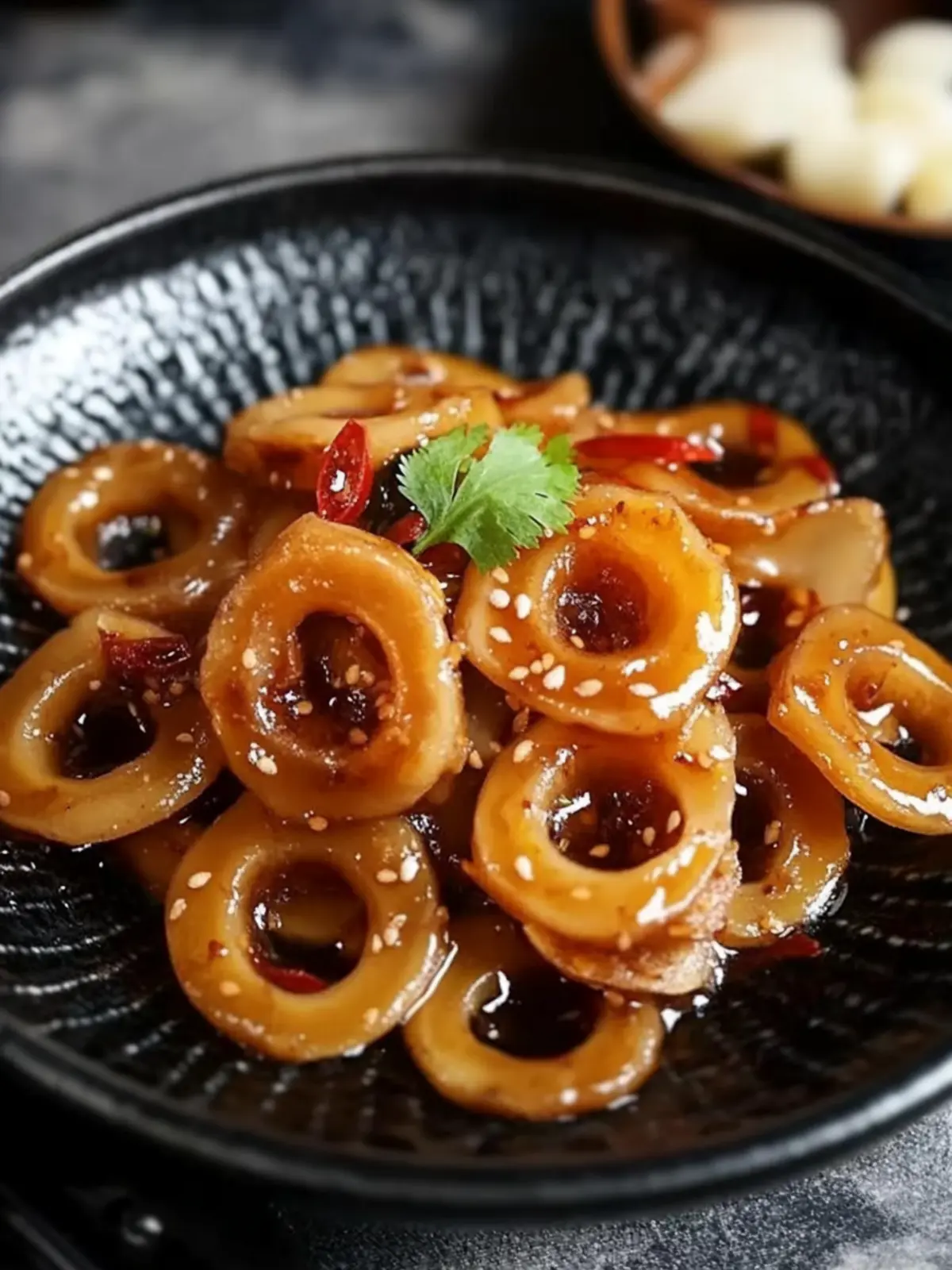 Delicious Braised Lotus Roots: A Sweet and Savory Delight 4 Braised lotus roots