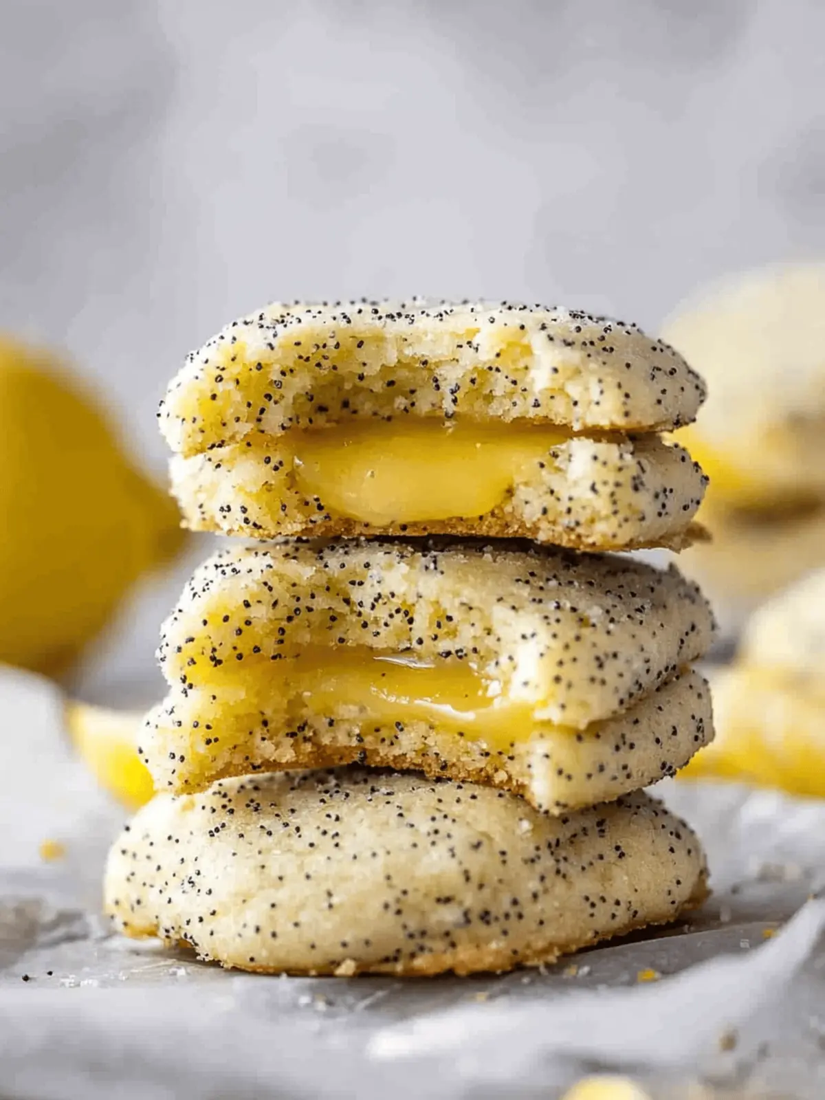 CRUMBL Lemon Poppy Seed Cookies with Lemon Curd Surprise 2 CRUMBL lemon poppy seed cookies with lemon curd filling