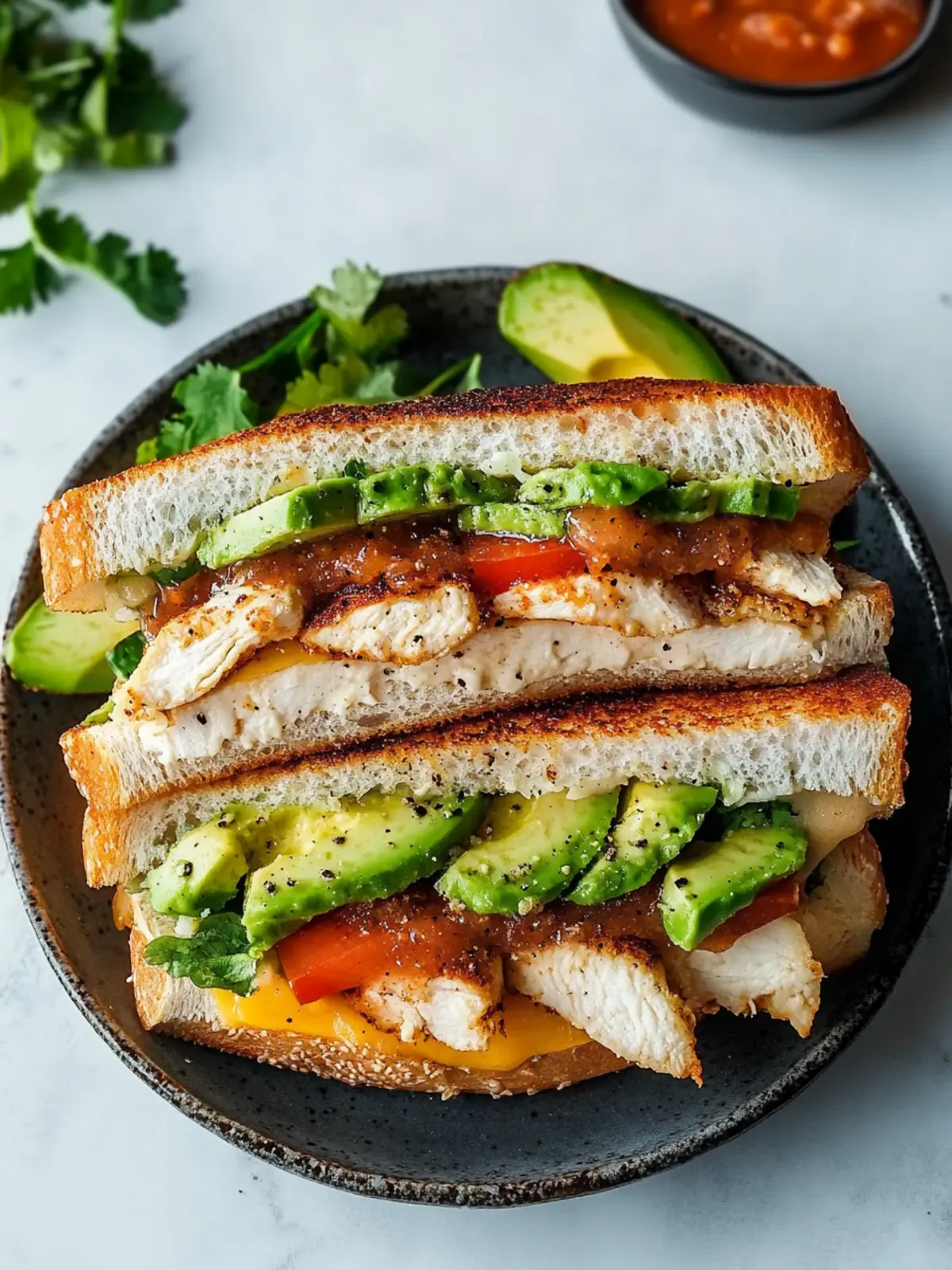 Ultimate Chicken Avocado Melt Sandwich for Cozy Comfort 2 Chicken Avocado Melt Sandwich