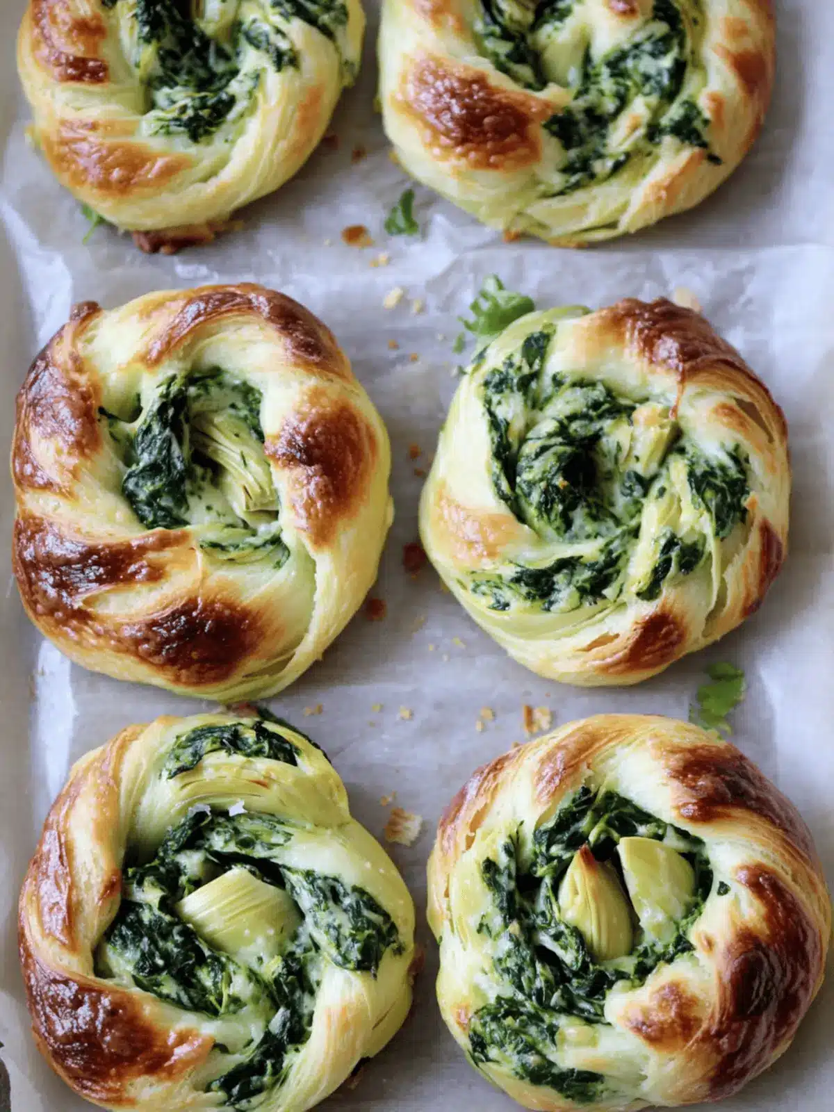 Savory Spinach Artichoke Swirls for the Perfect Brunch Bites 4 Spinach Artichoke Swirls