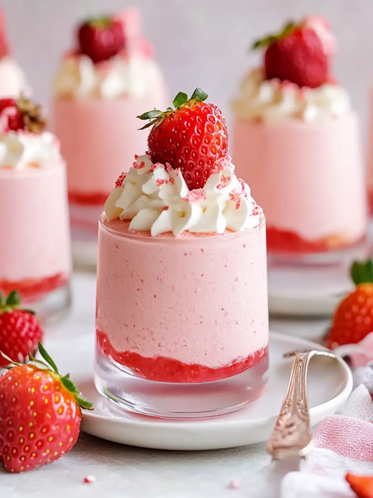 Fluffy Strawberry Mousse: A Delightful Quick Dessert Treat 2 Strawberry Mousse