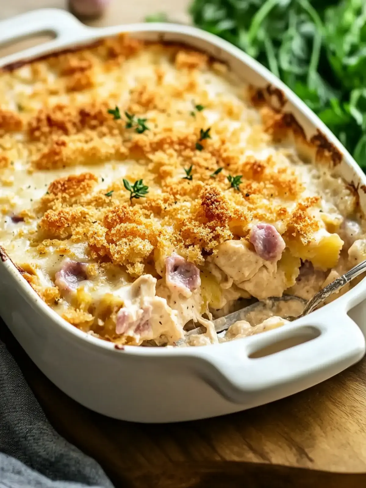 Hearty Chicken Cordon Bleu Casserole Your Family Will Love 3 Chicken Cordon Bleu Casserole