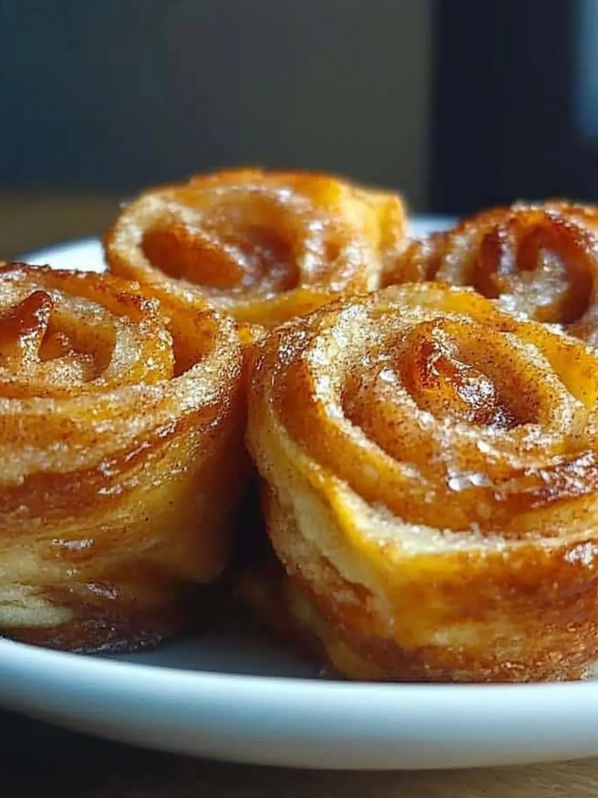 Crispy Cinnamon Sugar Tortilla Rolls in Just 12 Minutes! 2 Cinnamon Sugar Tortilla Rolls