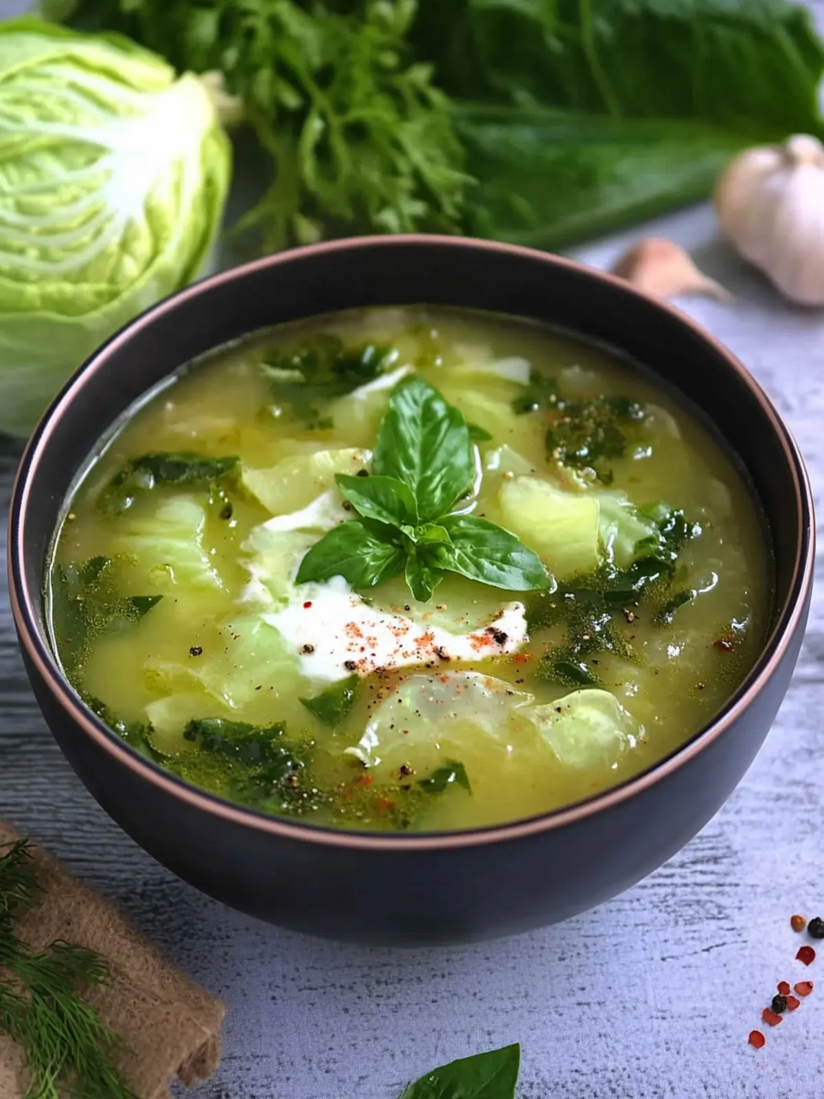 Delicious Romaine Lettuce Soup with Bacon and Eggs 2 Romaine Lettuce Soup