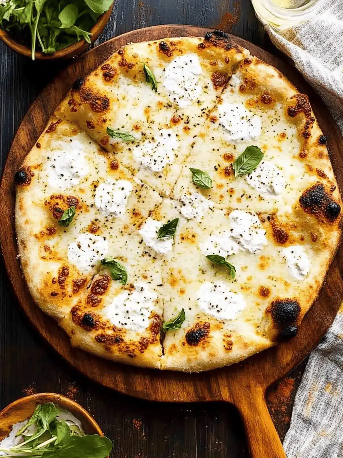 Irresistible White Pizza (Pizza Bianca) 25-Minute Delight 2 White Pizza (Pizza Bianca)