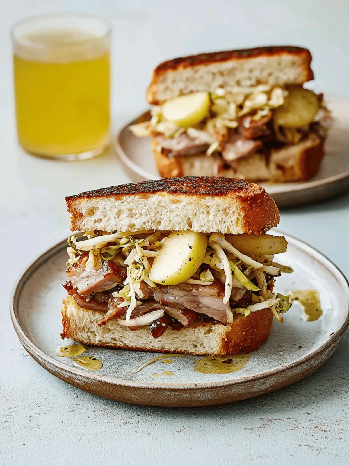 Tamal Ray's Pork Belly Sandwiches with Apple Fennel Slaw Delight 4 Tamal Ray s recipe for pork belly sandwiches with apple and fennel slaw