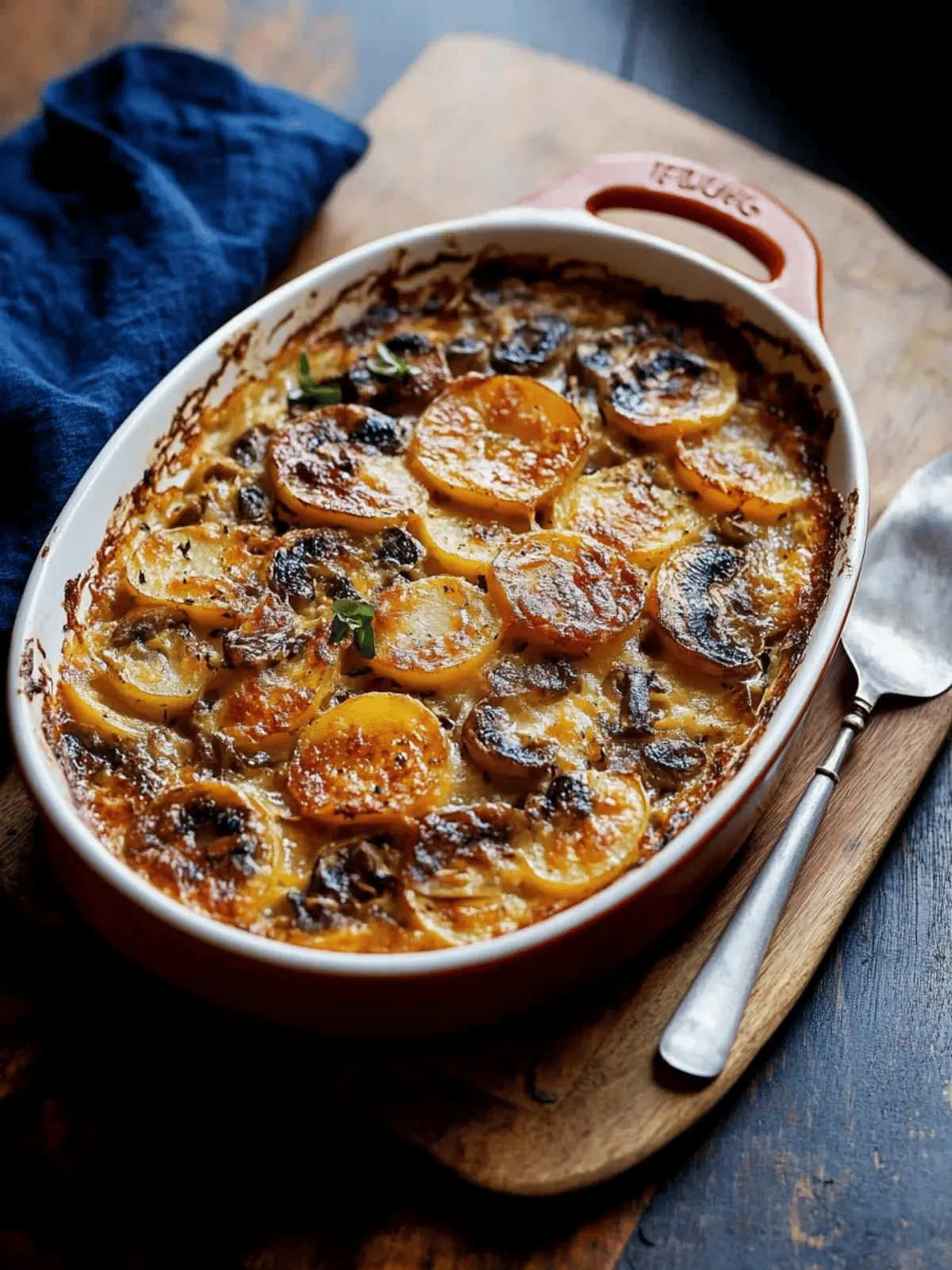 Creamy Wild Mushroom and Potato Gratin for Cozy Nights 4 Wild Mushroom and Potato Gratin